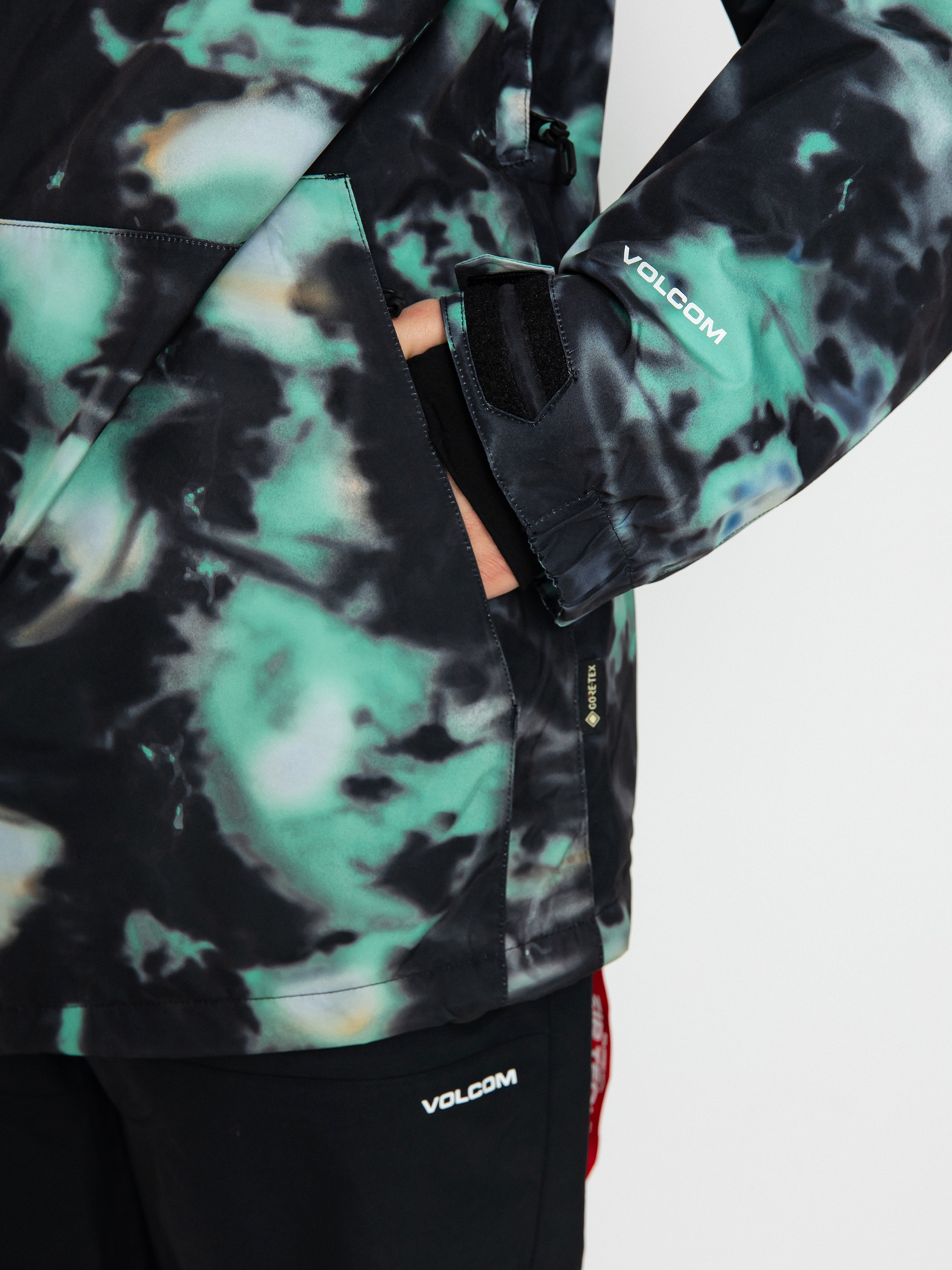 Pánská Snowboardová bunda Volcom L Gore Tex (spritz black)