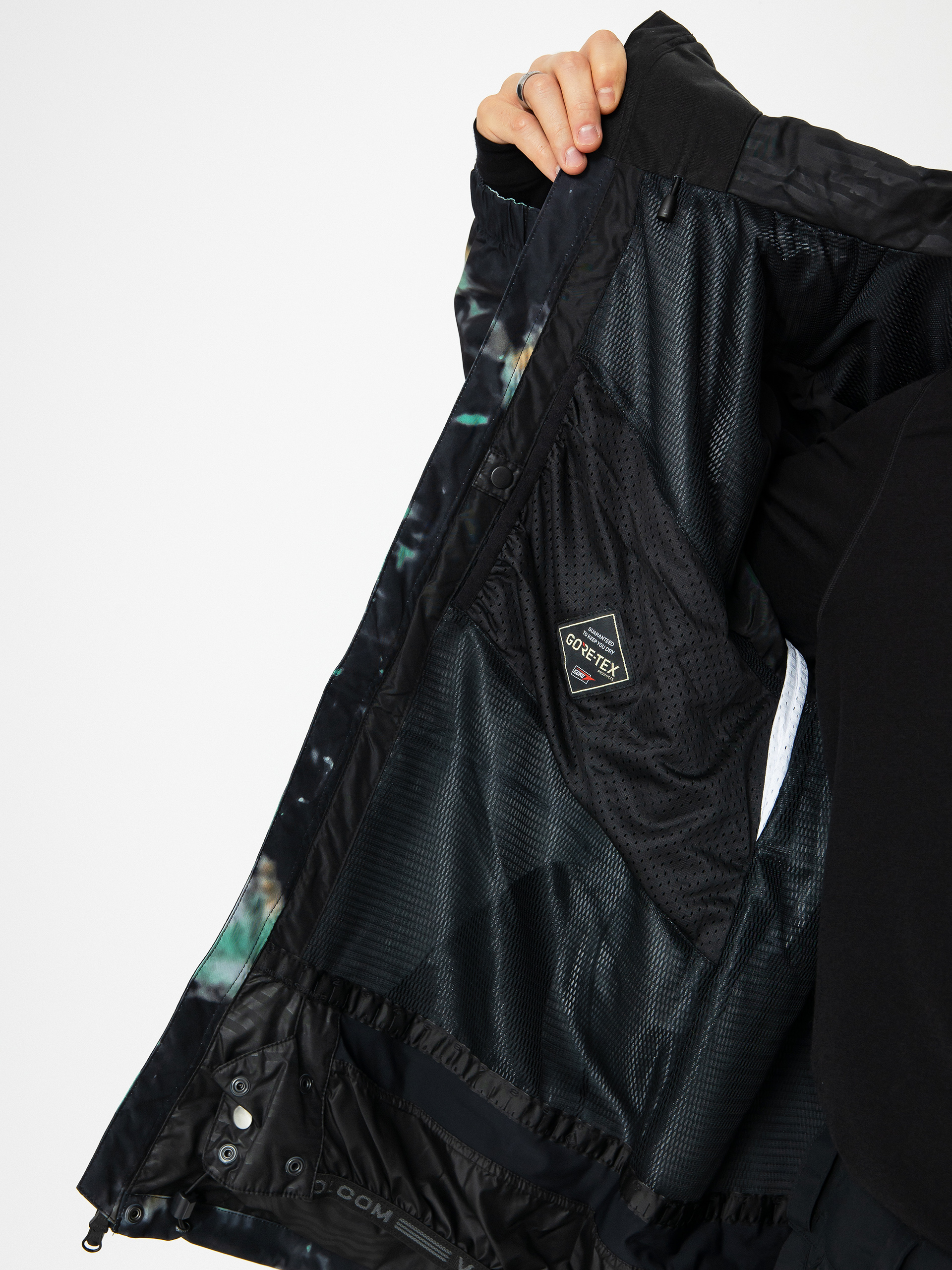 Pánská Snowboardová bunda Volcom L Gore Tex (spritz black)