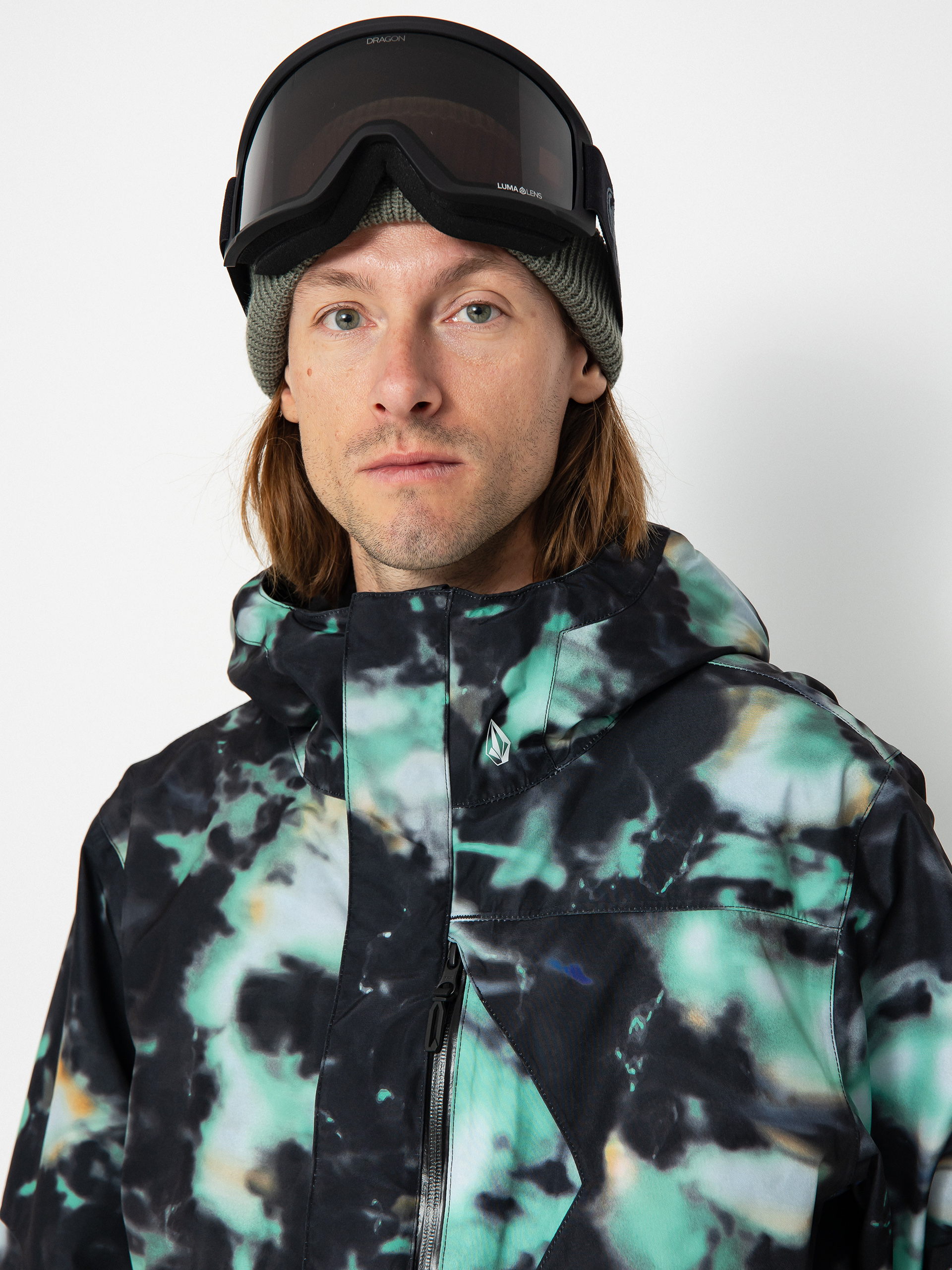 Pánská Snowboardová bunda Volcom L Gore Tex (spritz black)