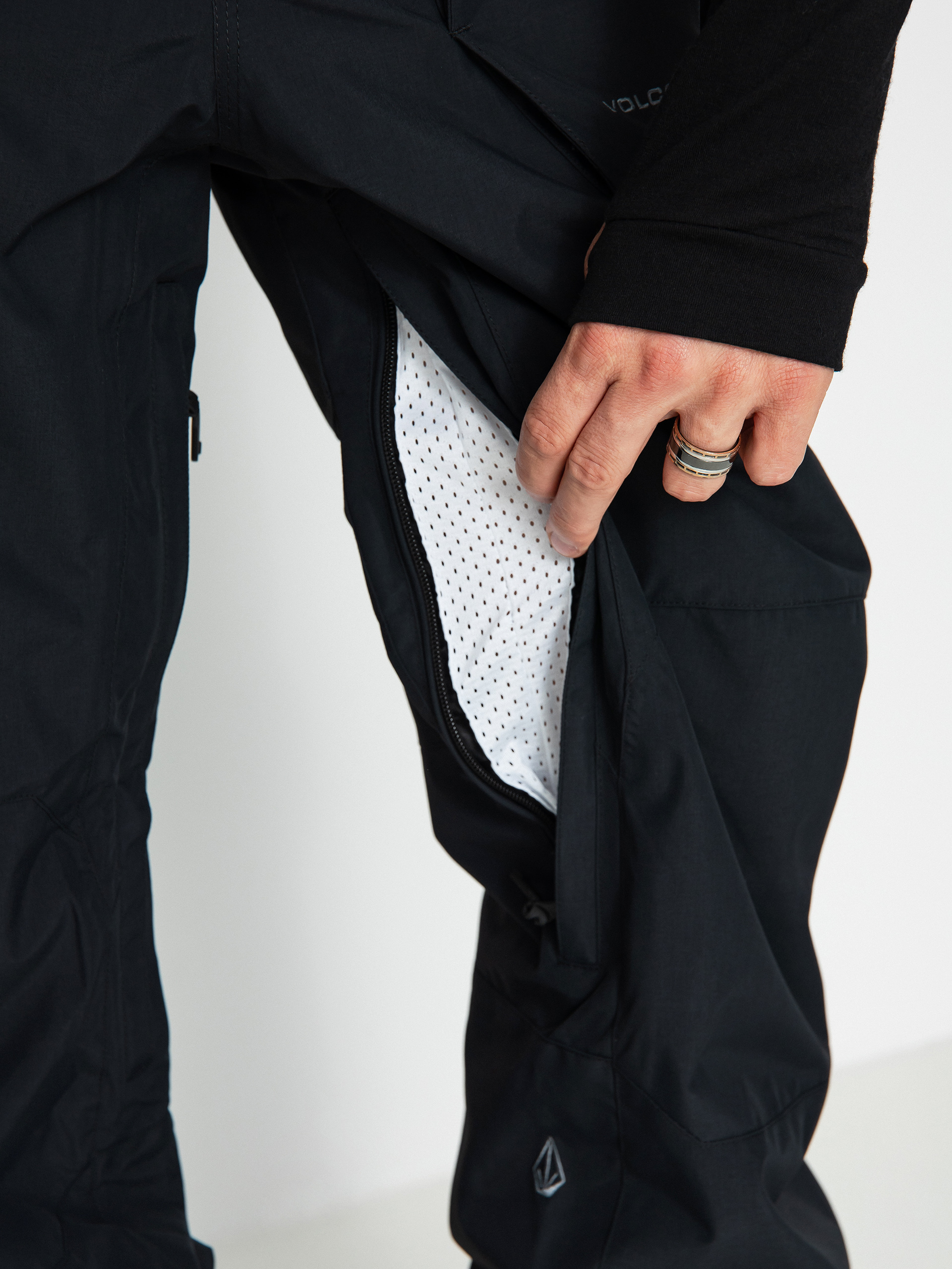 Pánské Snowboardové kalhoty Volcom Roan (black)