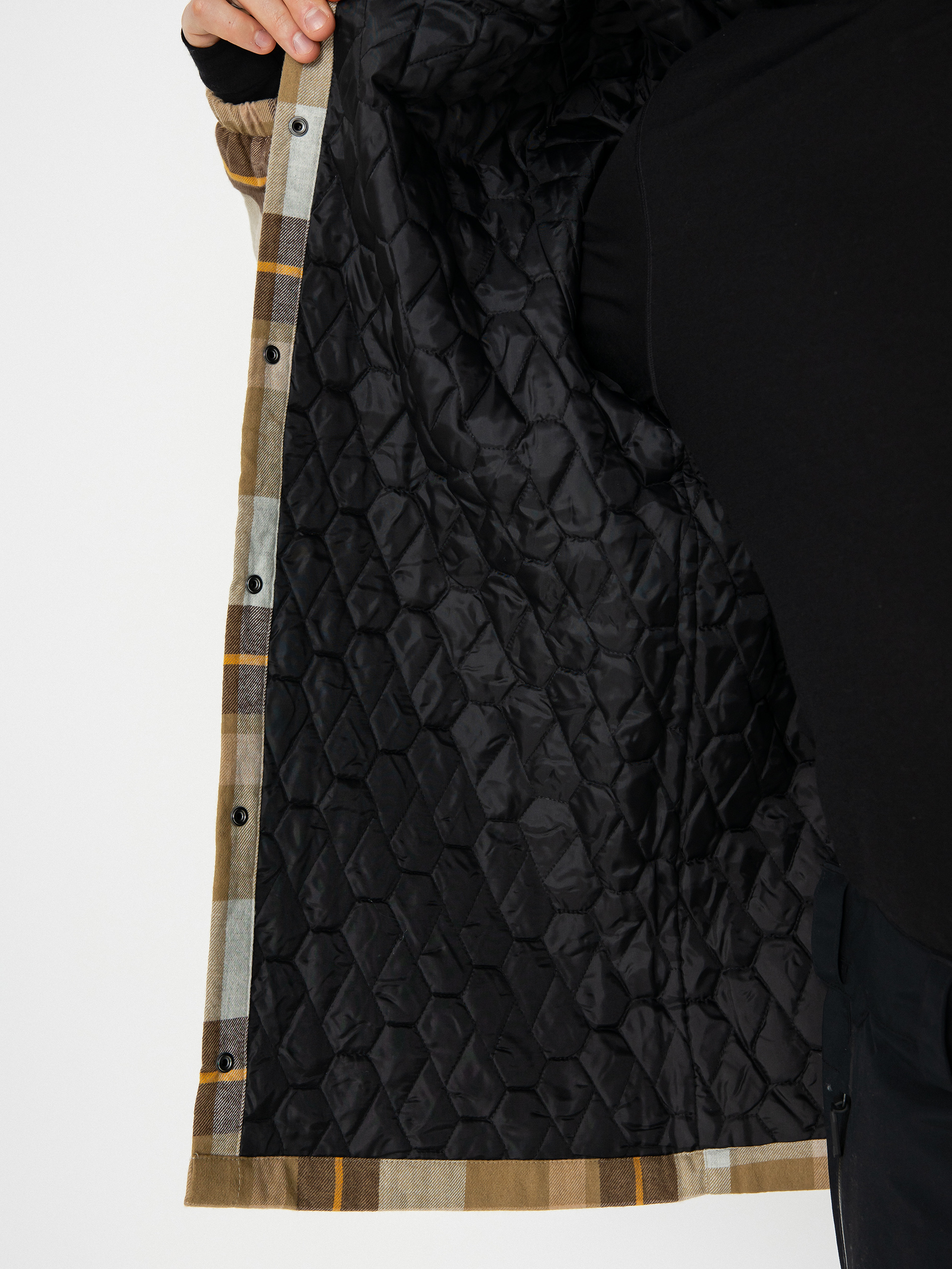 Pánská Snowboardová bunda Volcom Ins Riding Flannel (khakiest)