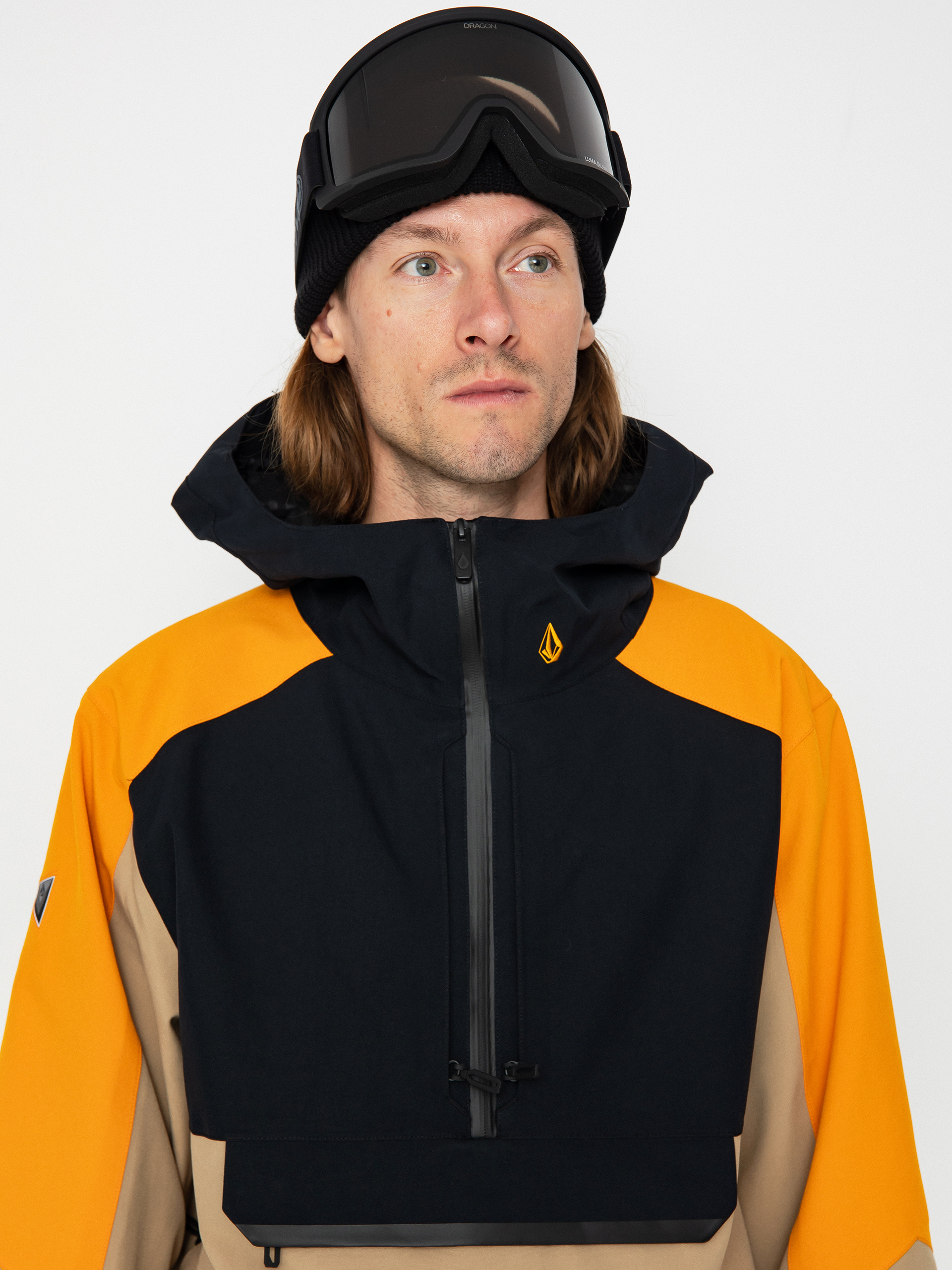 Pánská Snowboardová bunda Volcom Brighton Pullover (gold)
