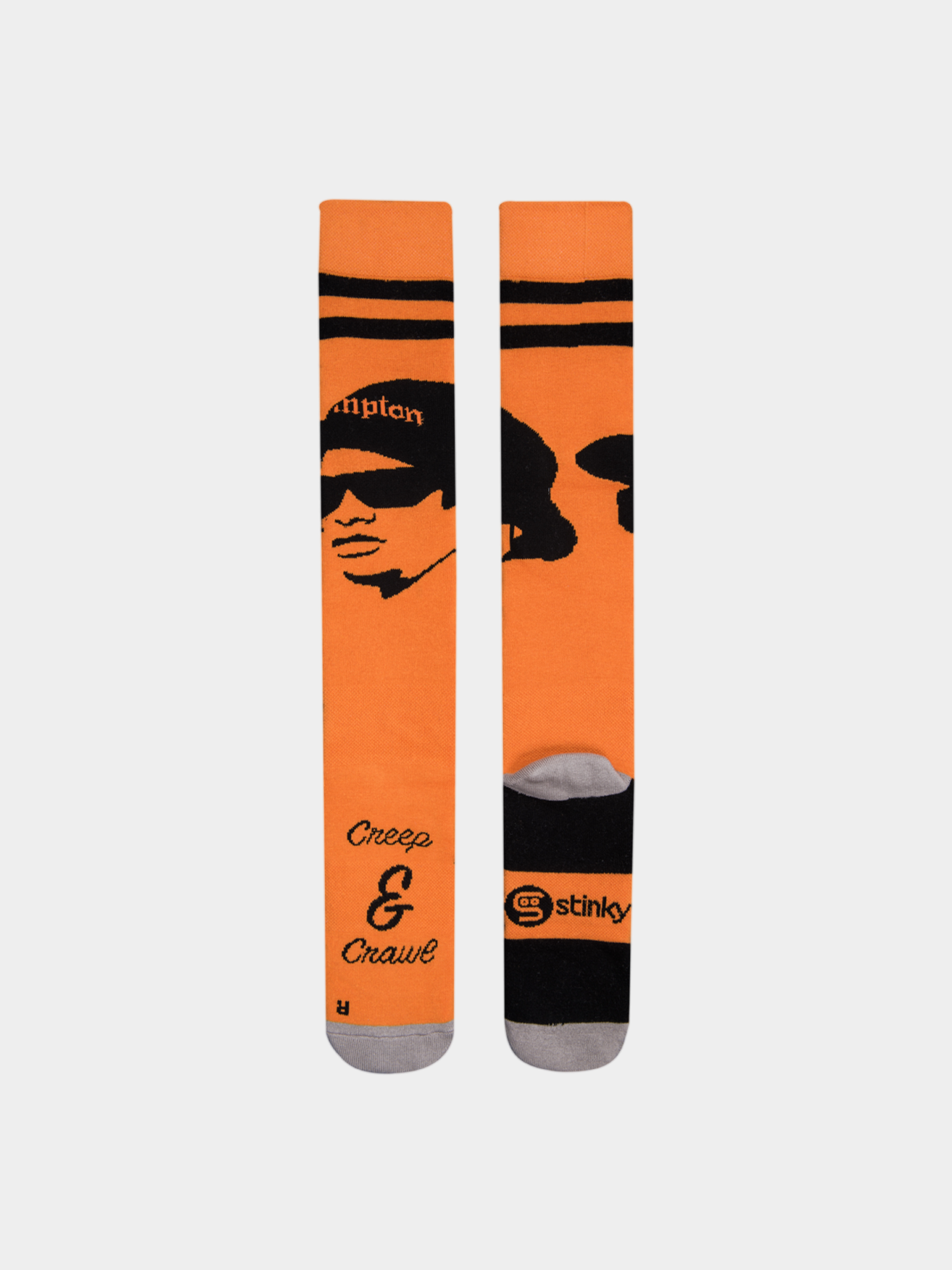 Ponožky Stinky Socks Creep And Crawl (new orange/black)