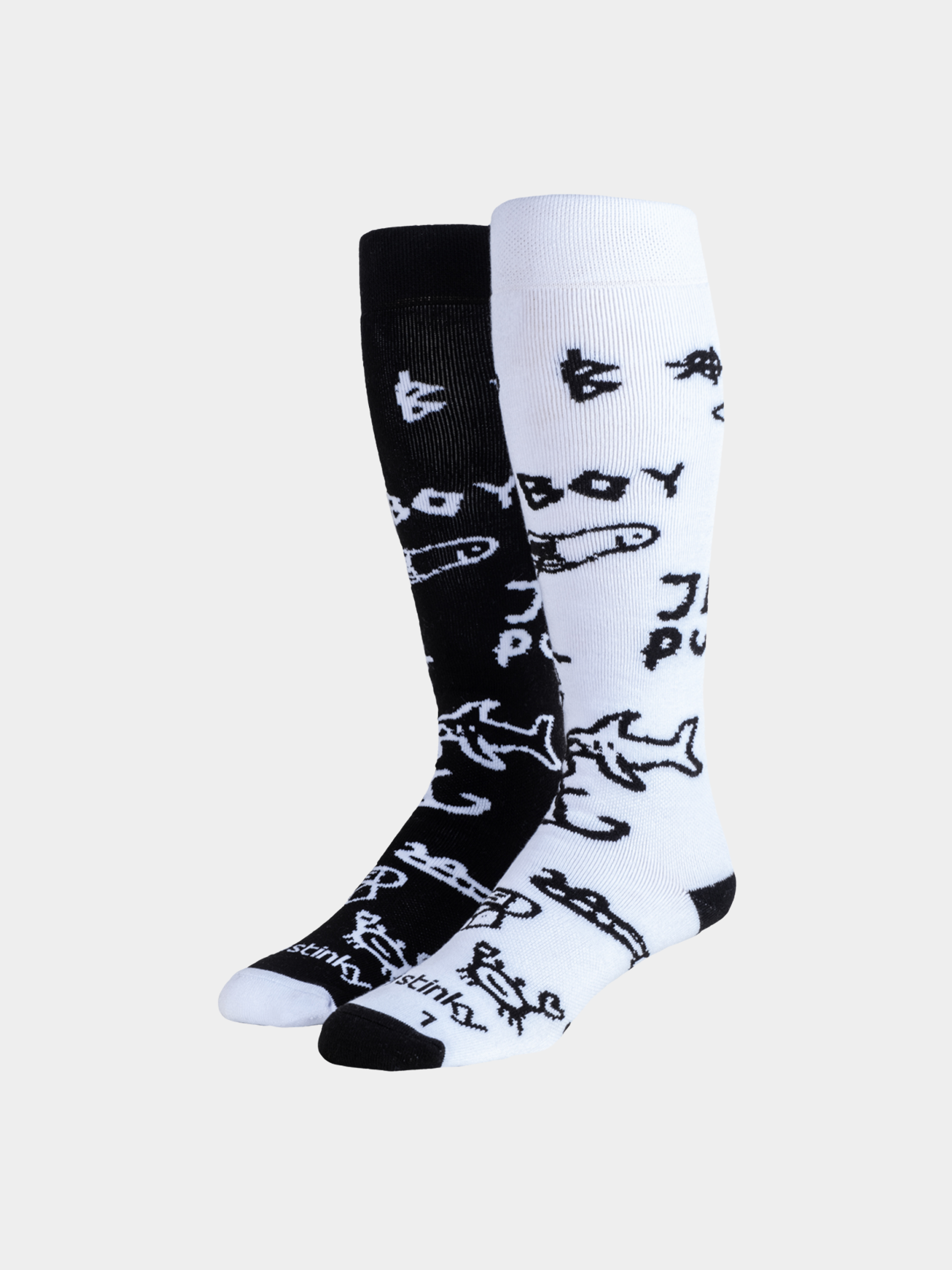 Ponožky Stinky Socks Andrew Brewer Bad Boy (black/white)