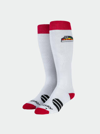 Ponožky Stinky Socks The Rainbow (white/red)