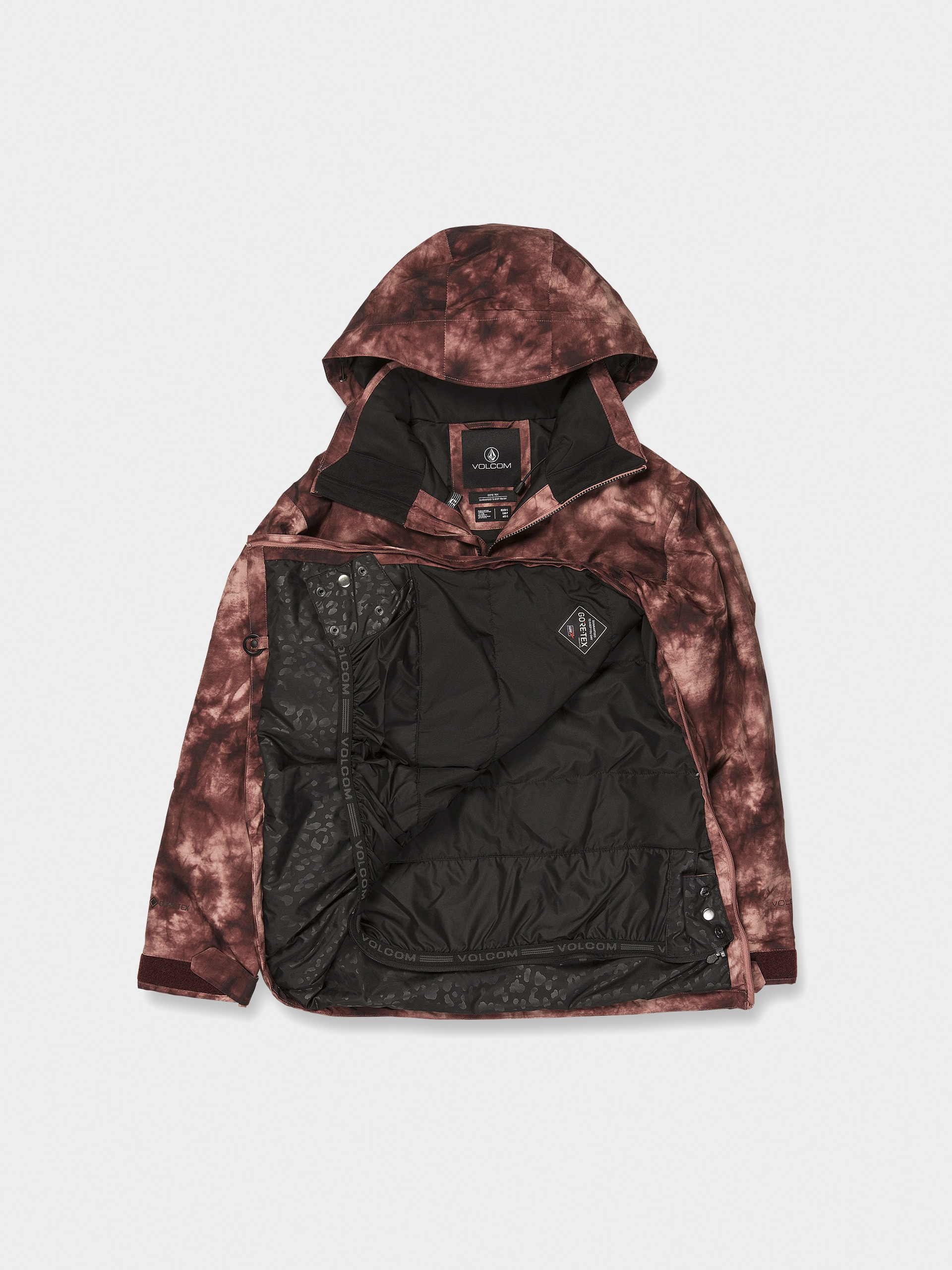 Dámská Snowboardová bunda Volcom Fern Ins Gore Pullover (pink salt wash)