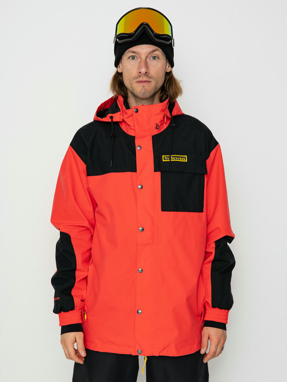 Pánská Snowboardová bunda Volcom Longo Gore Tex (orange)