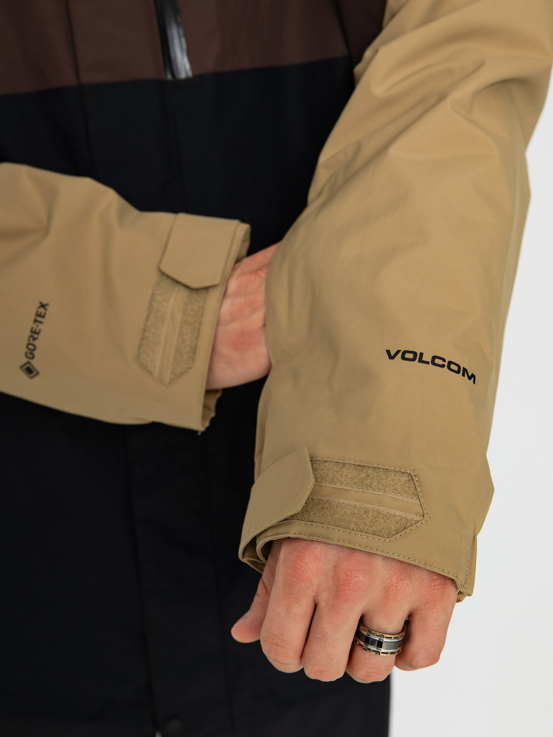 Pánská Snowboardová bunda Volcom L Gore Tex (brown)