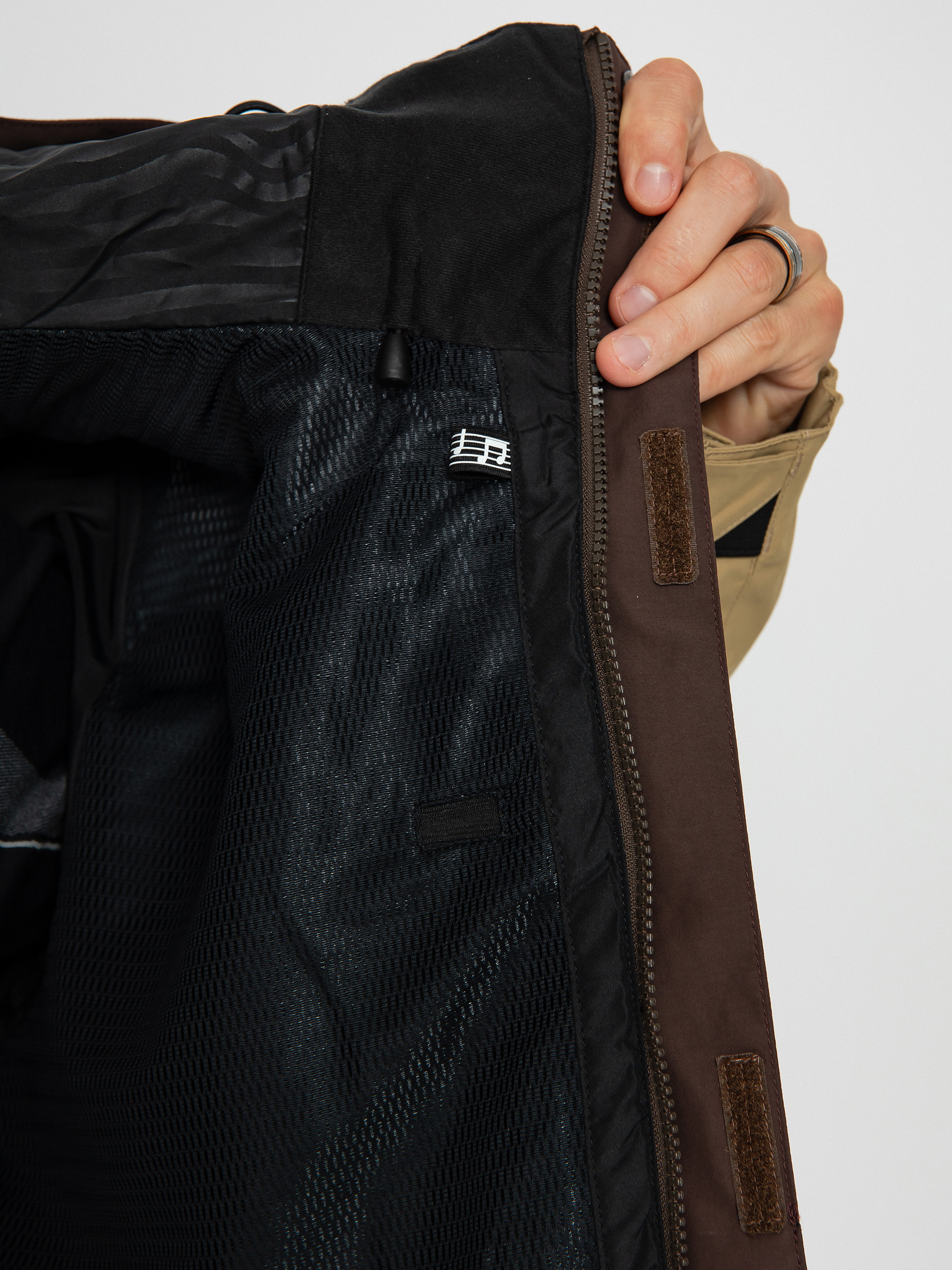 Pánská Snowboardová bunda Volcom L Gore Tex (brown)