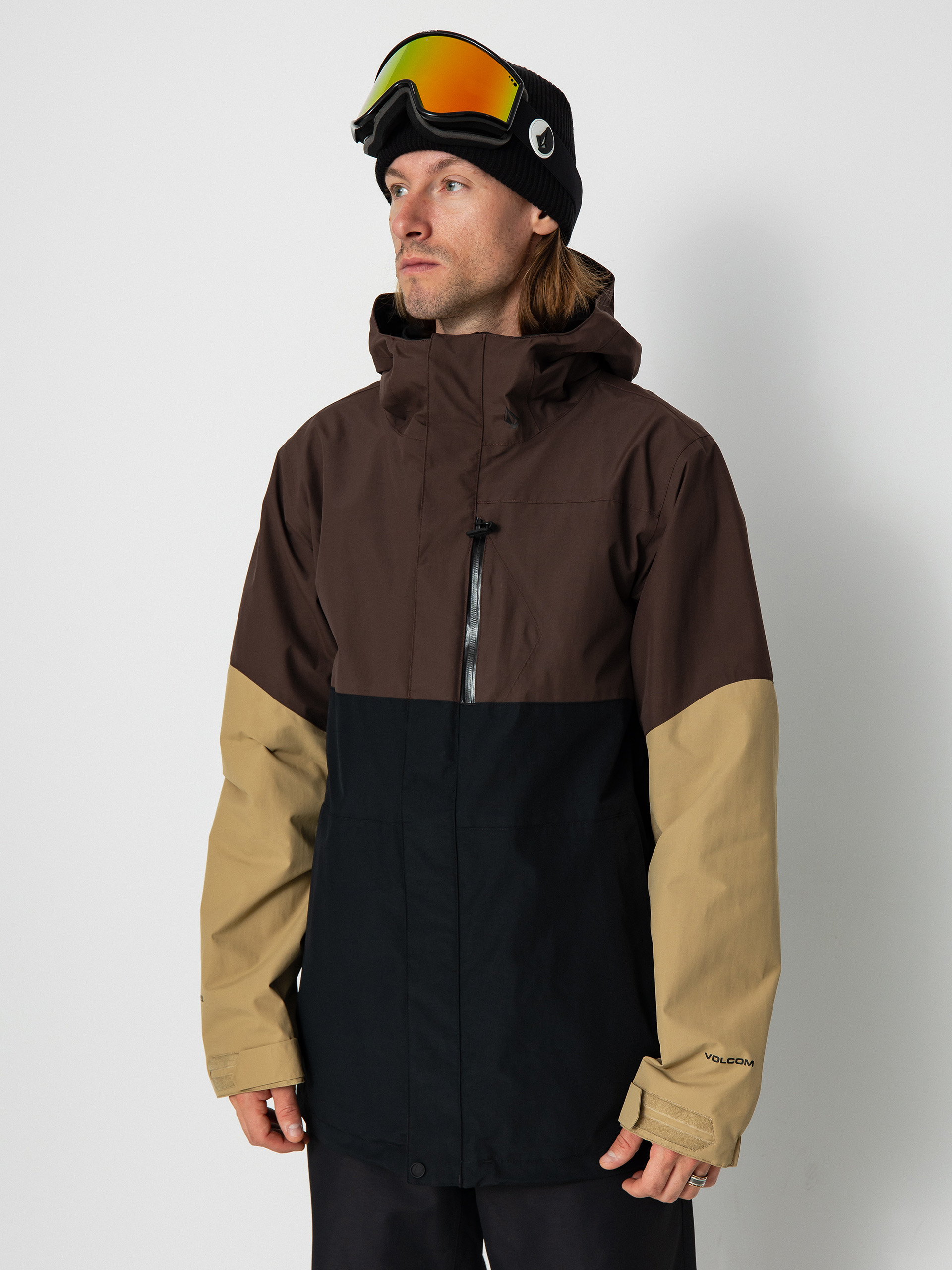 Snowboardová bunda Volcom L Gore Tex (brown)