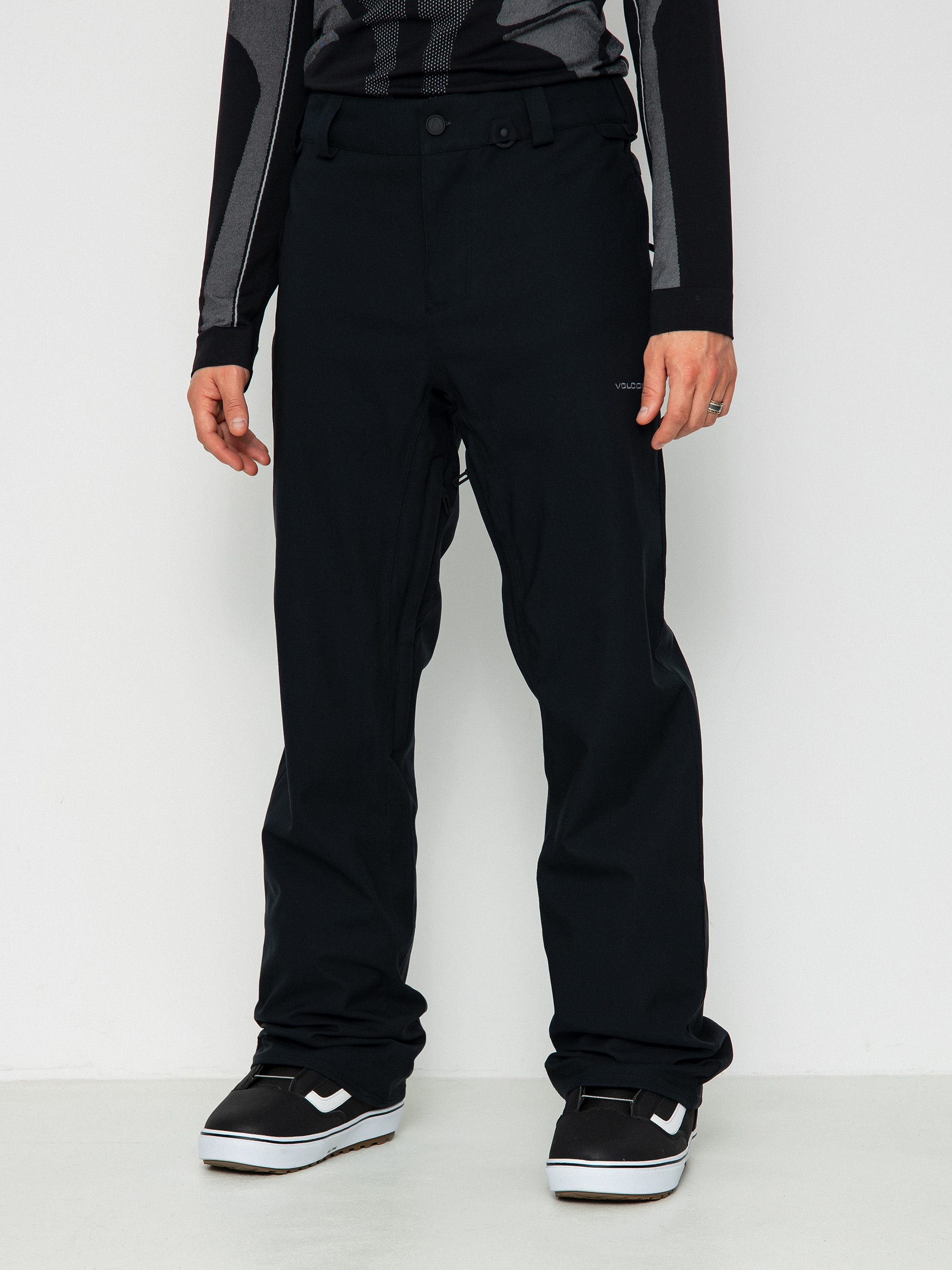 Pánské Snowboardové kalhoty Volcom Freakin Snow Chino (black)