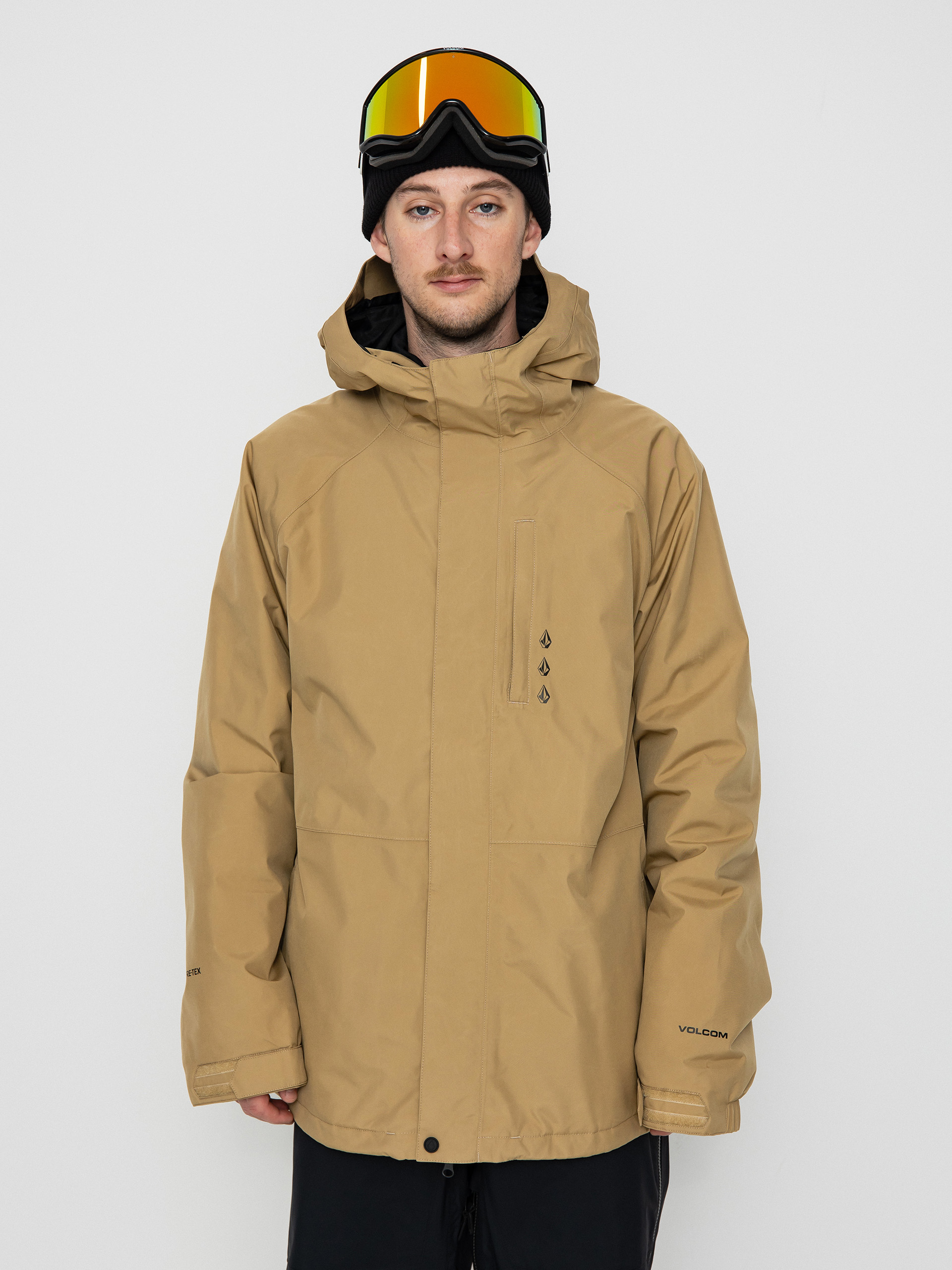 Snowboardová bunda Volcom Dua Ins Gore (dark khaki)