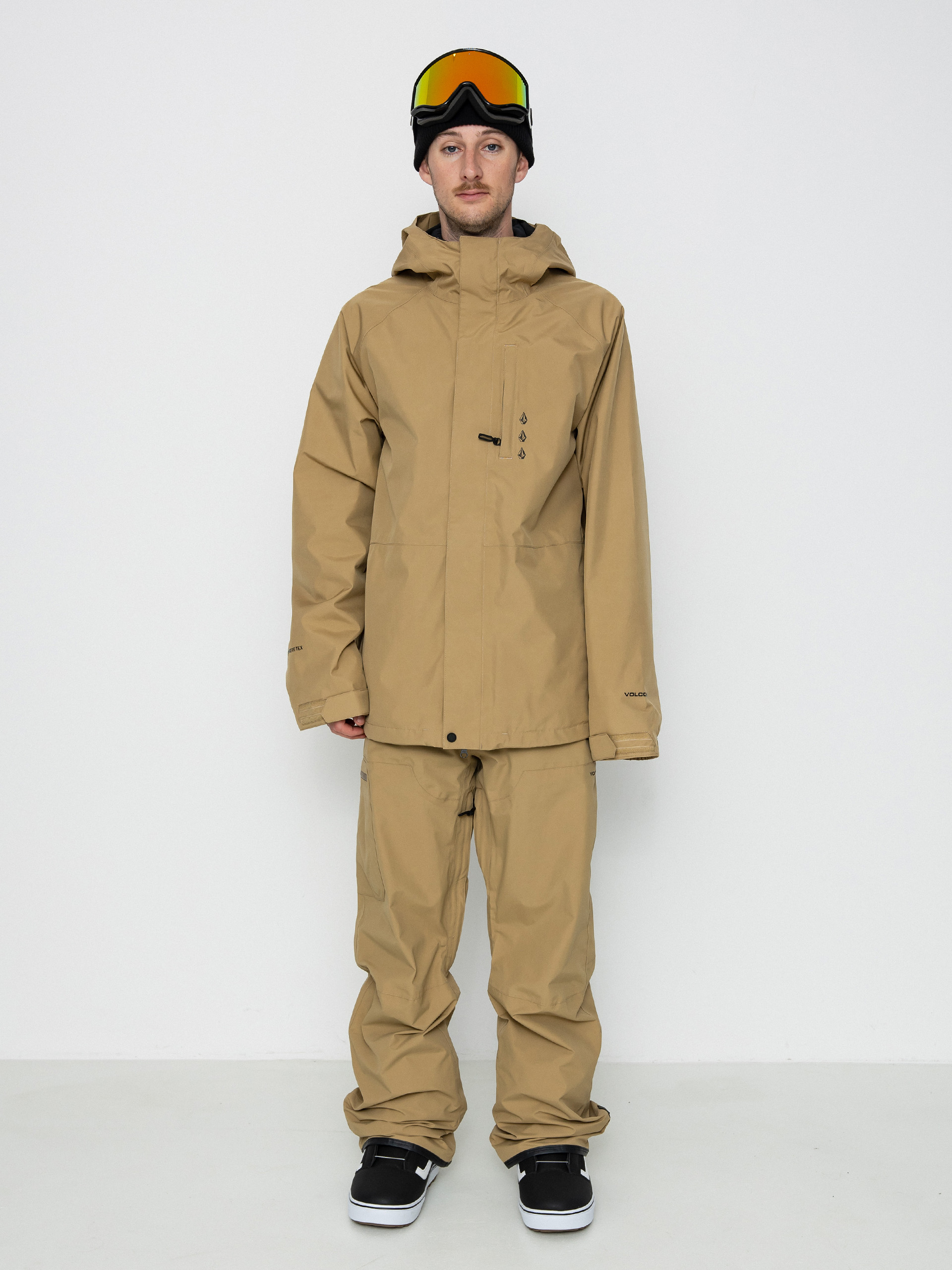 Pánská Snowboardová bunda Volcom Dua Gore Tex (dark khaki)