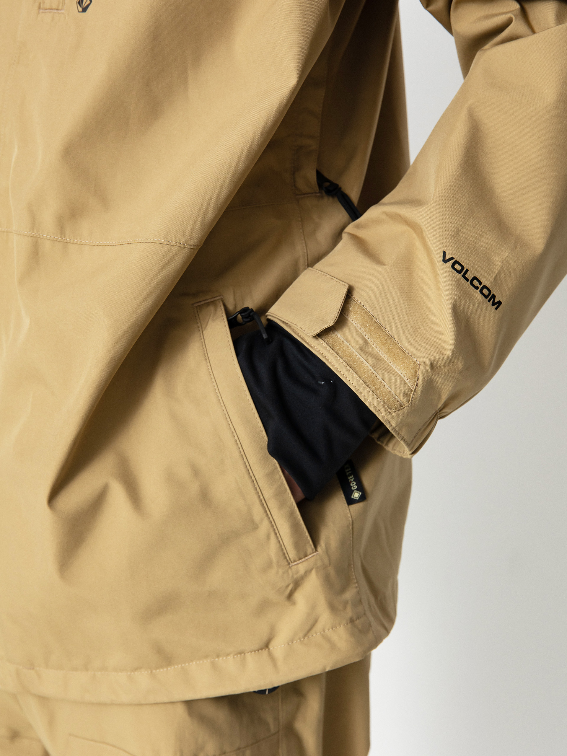 Pánská Snowboardová bunda Volcom Dua Gore Tex (dark khaki)