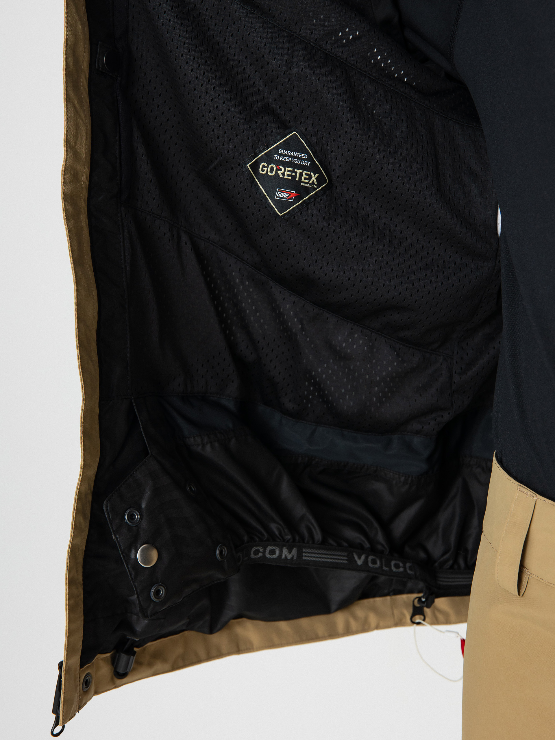 Pánská Snowboardová bunda Volcom Dua Gore Tex (dark khaki)