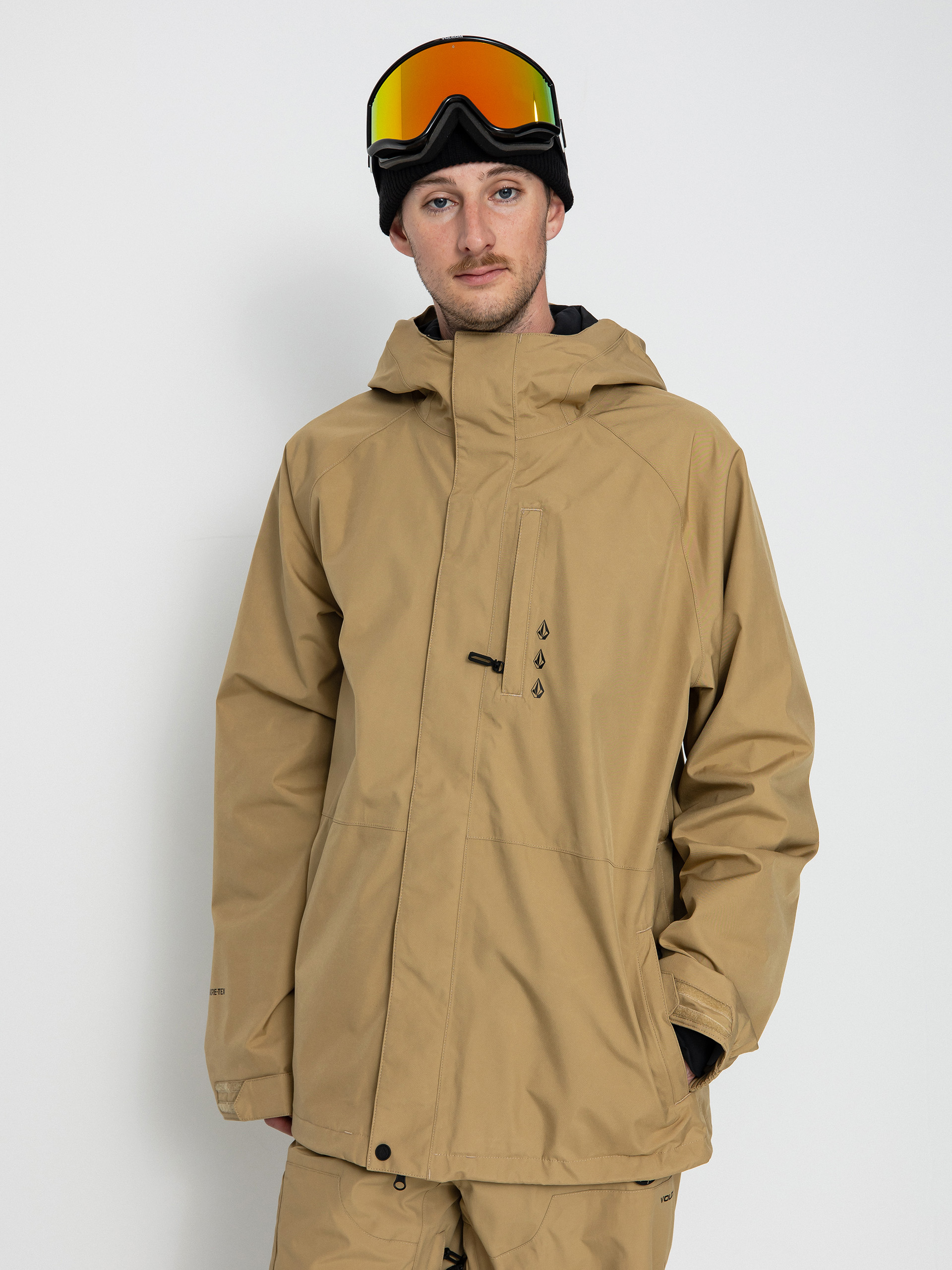 Pánská Snowboardová bunda Volcom Dua Gore Tex (dark khaki)