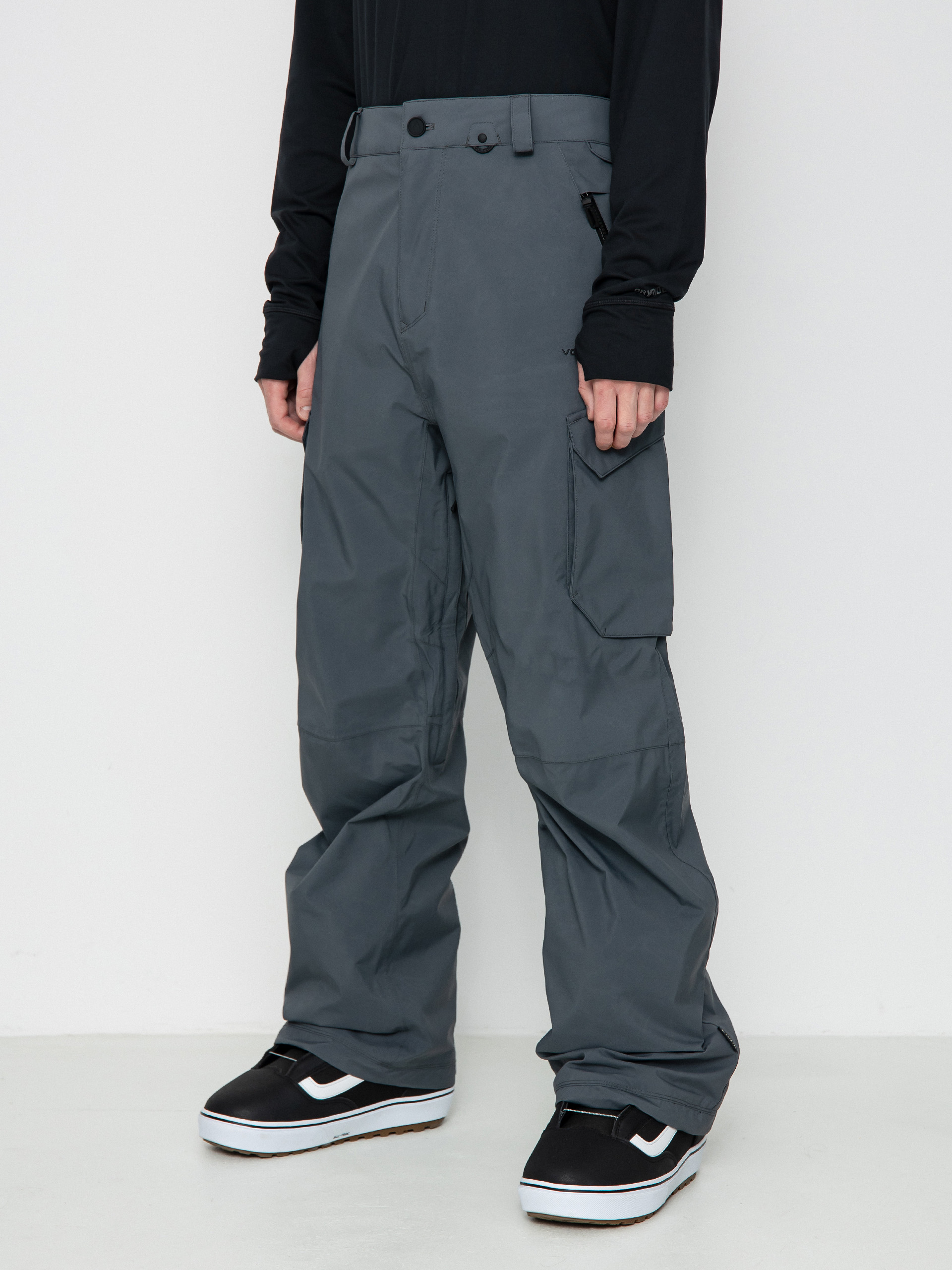 Pánské Snowboardové kalhoty Volcom Stone Stretch Gore Tex (dark grey)