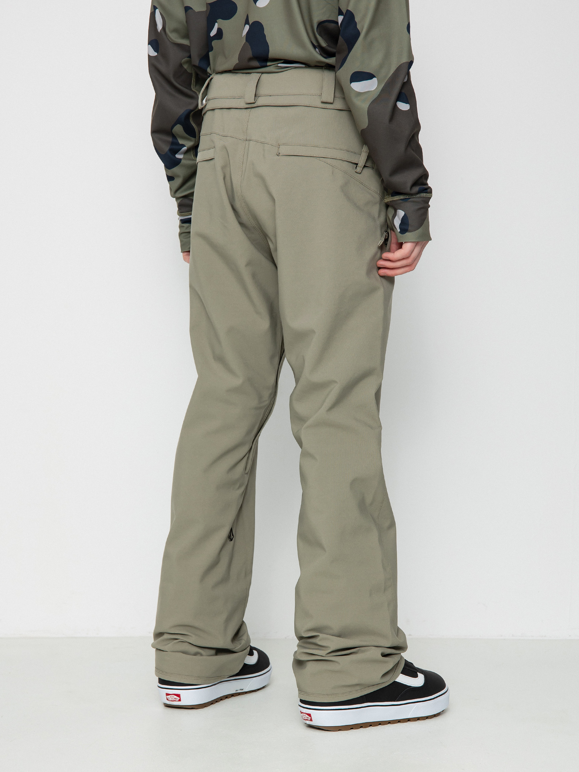 Pánské Snowboardové kalhoty Volcom Freakin Snow Chino (light military)