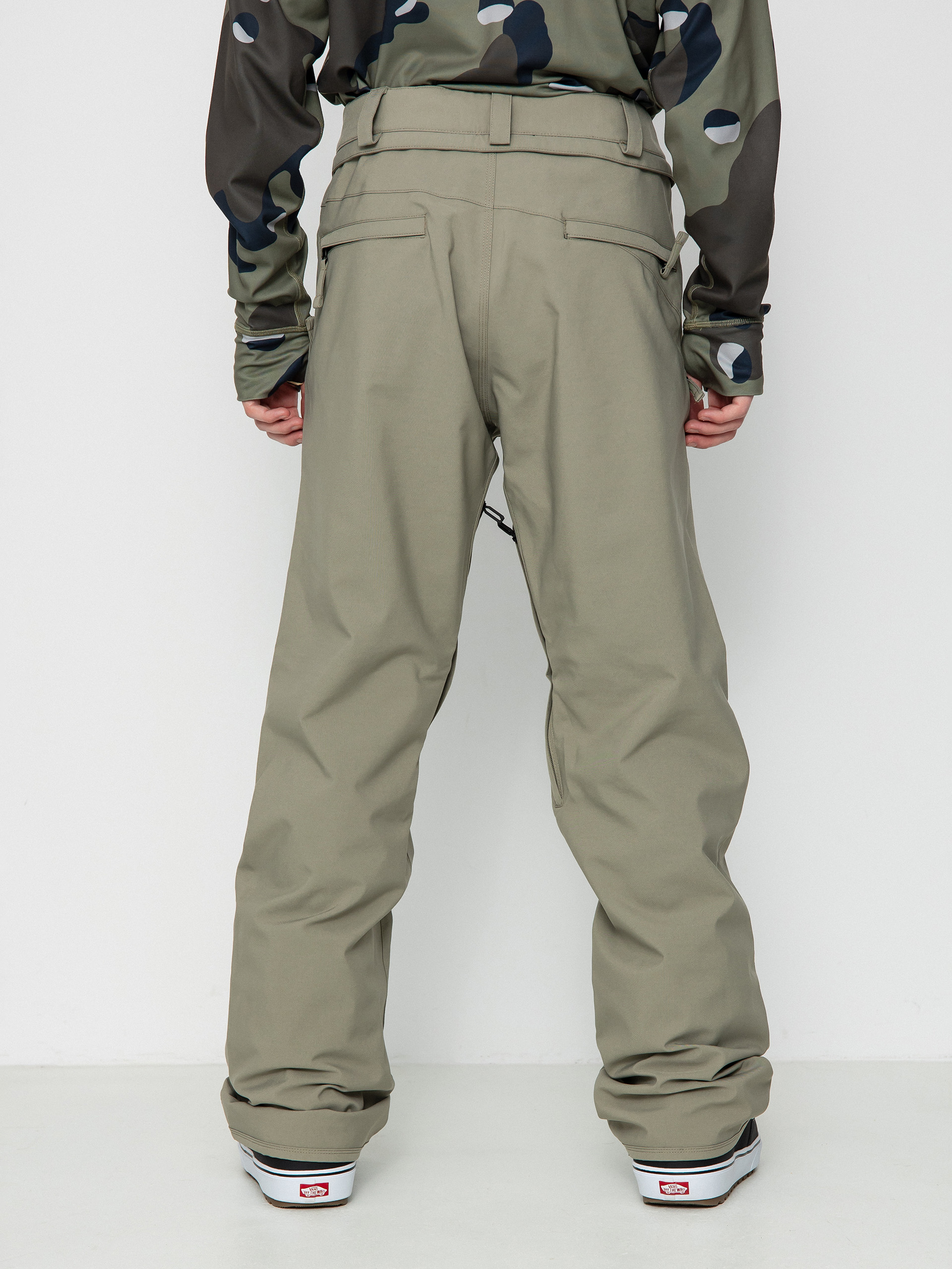 Pánské Snowboardové kalhoty Volcom Freakin Snow Chino (light military)