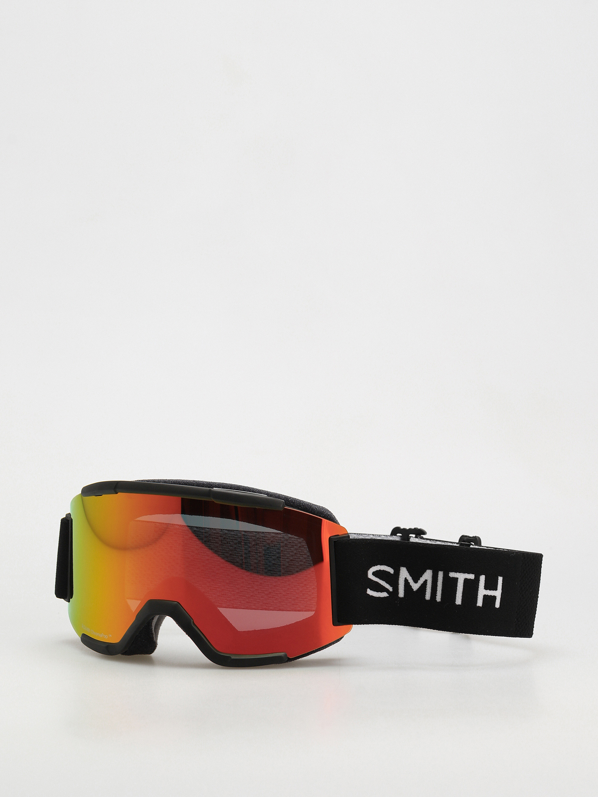 Bru00fdle na snowboard Smith Squad (black/chromapop sun red mirror)