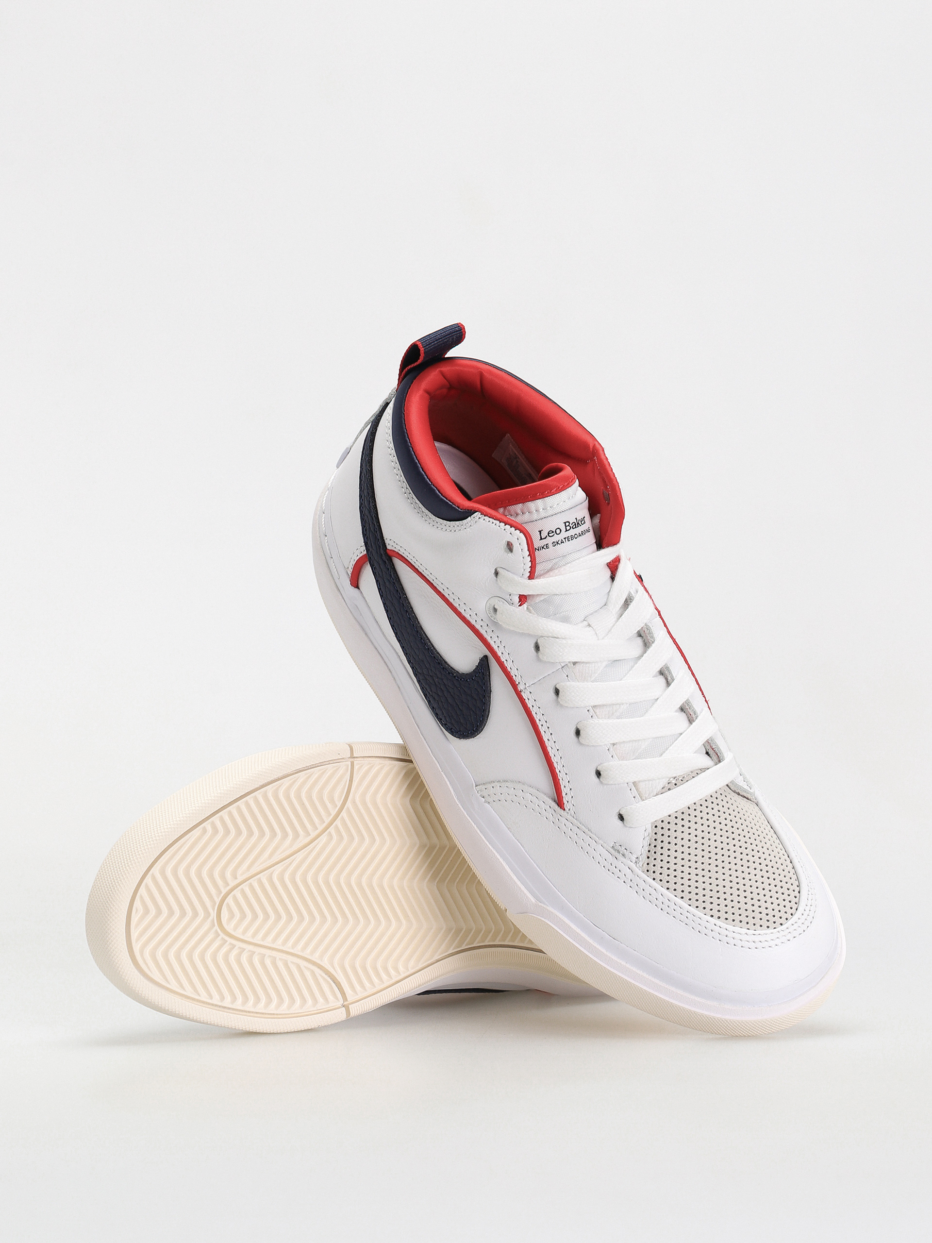 Boty Nike SB React Leo Premium (white/midnight navy university red white)