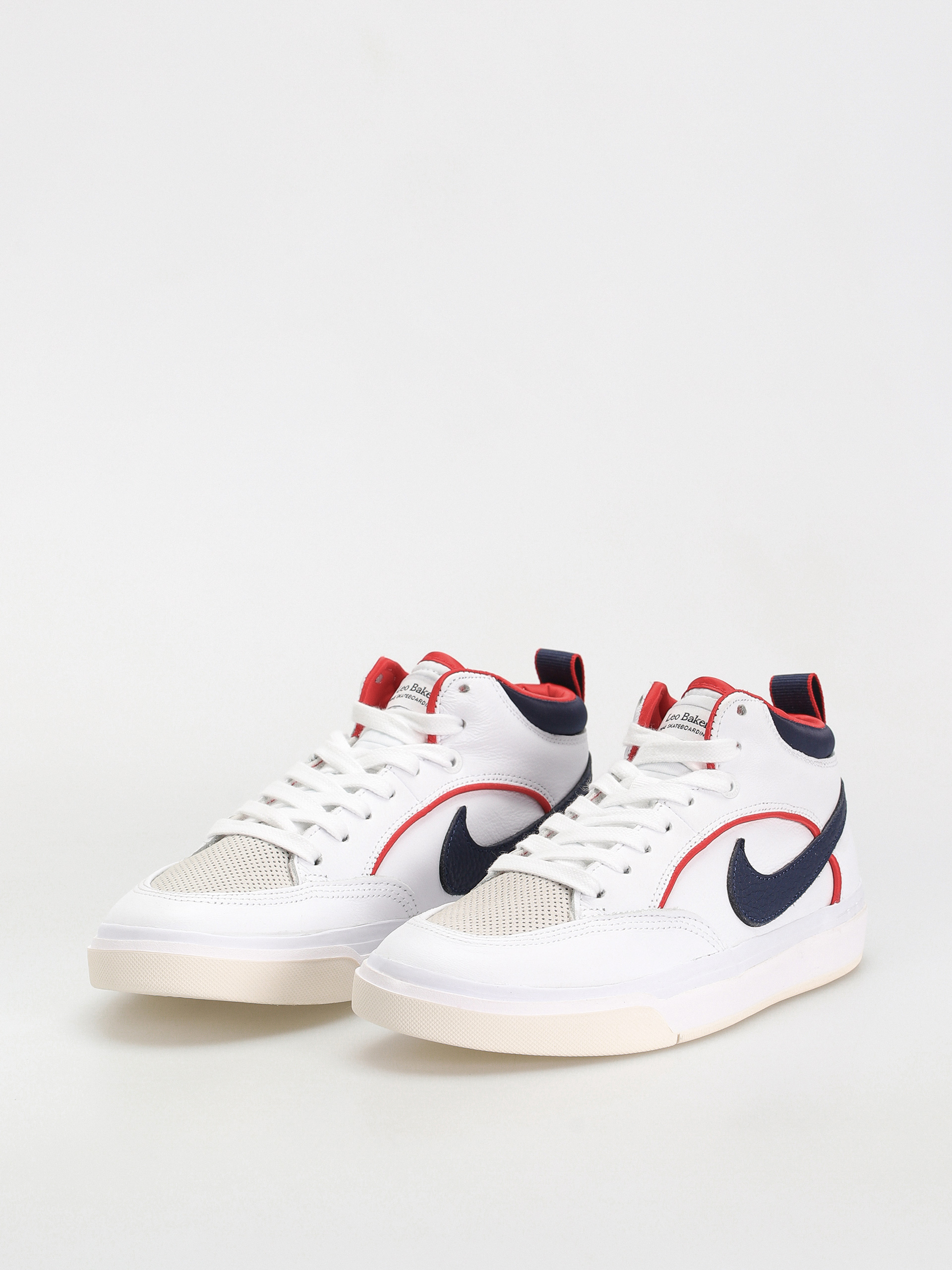 Boty Nike SB React Leo Premium (white/midnight navy university red white)