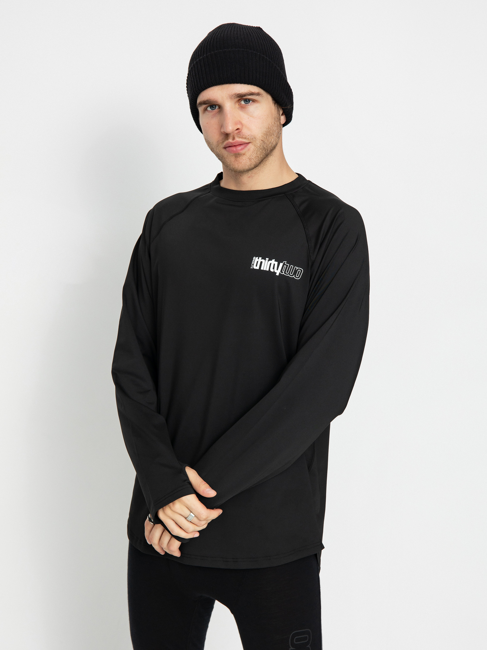 Spodnu00ed pru00e1dlo ThirtyTwo Ridelite Ls Shirt (black)