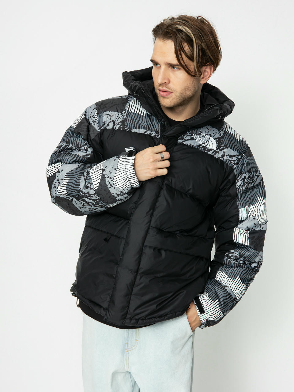 Bunda The North Face Hmlyn Down Parka (tnf black abst ysmp/nfb)