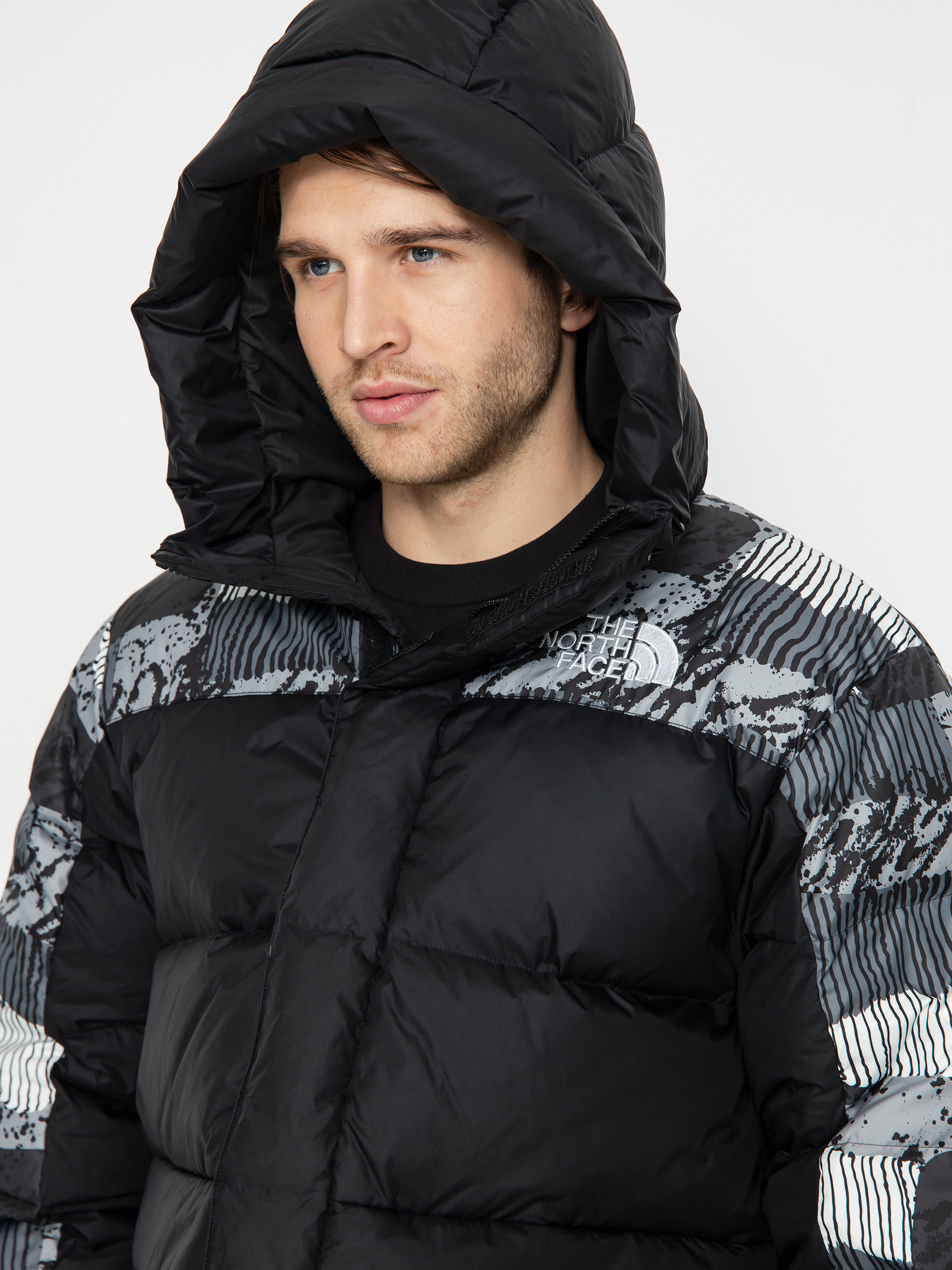 Bunda The North Face Hmlyn Down Parka (tnf black abst ysmp/nfb)