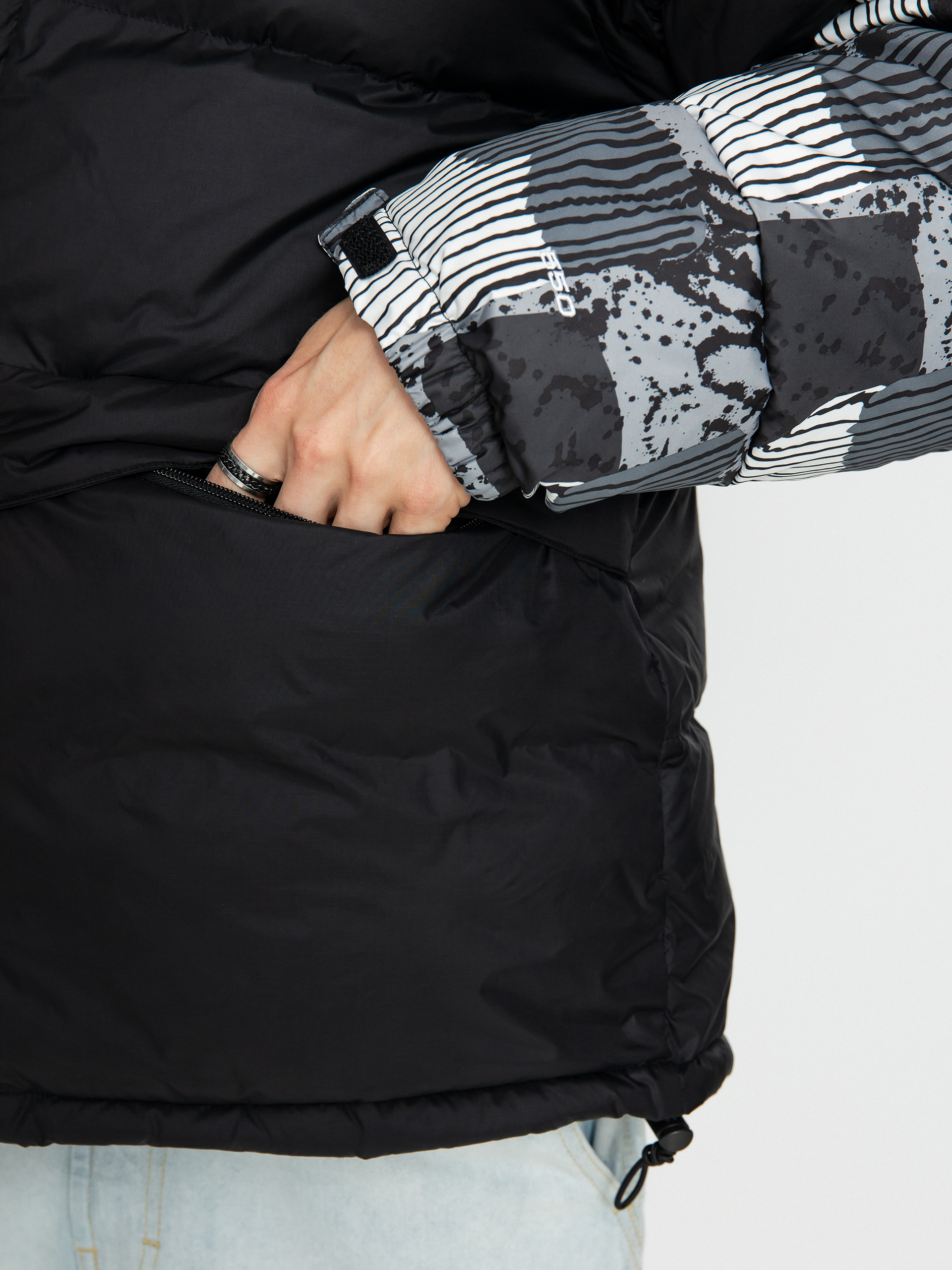 Bunda The North Face Hmlyn Down Parka (tnf black abst ysmp/nfb)