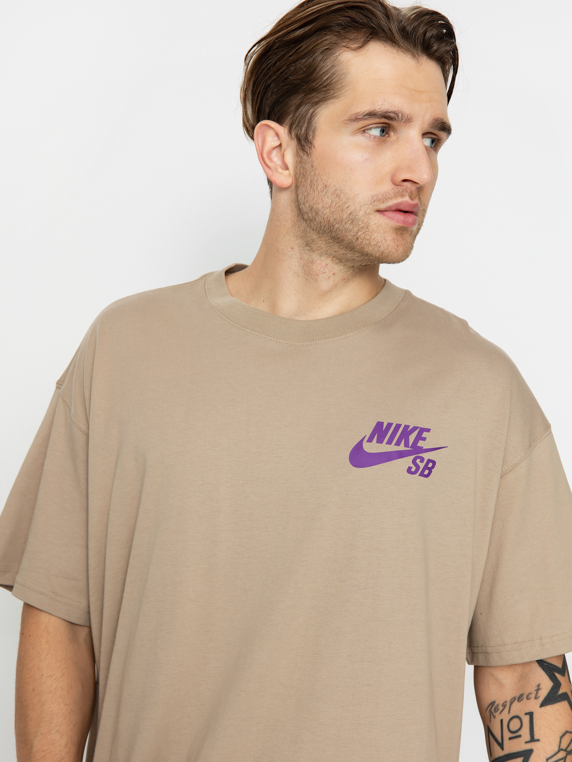Tričko Nike SB Logo LBR (khaki)