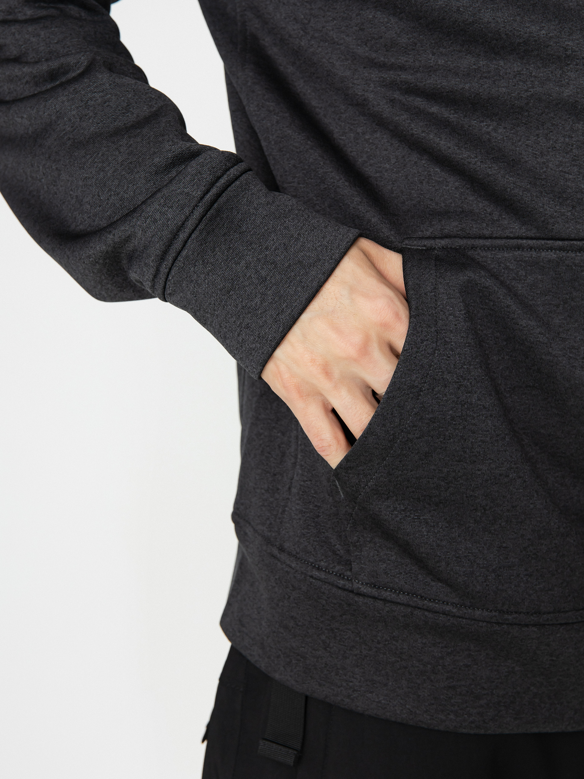 Mikina s kapucí Burton Oak ZHD (true black heather)