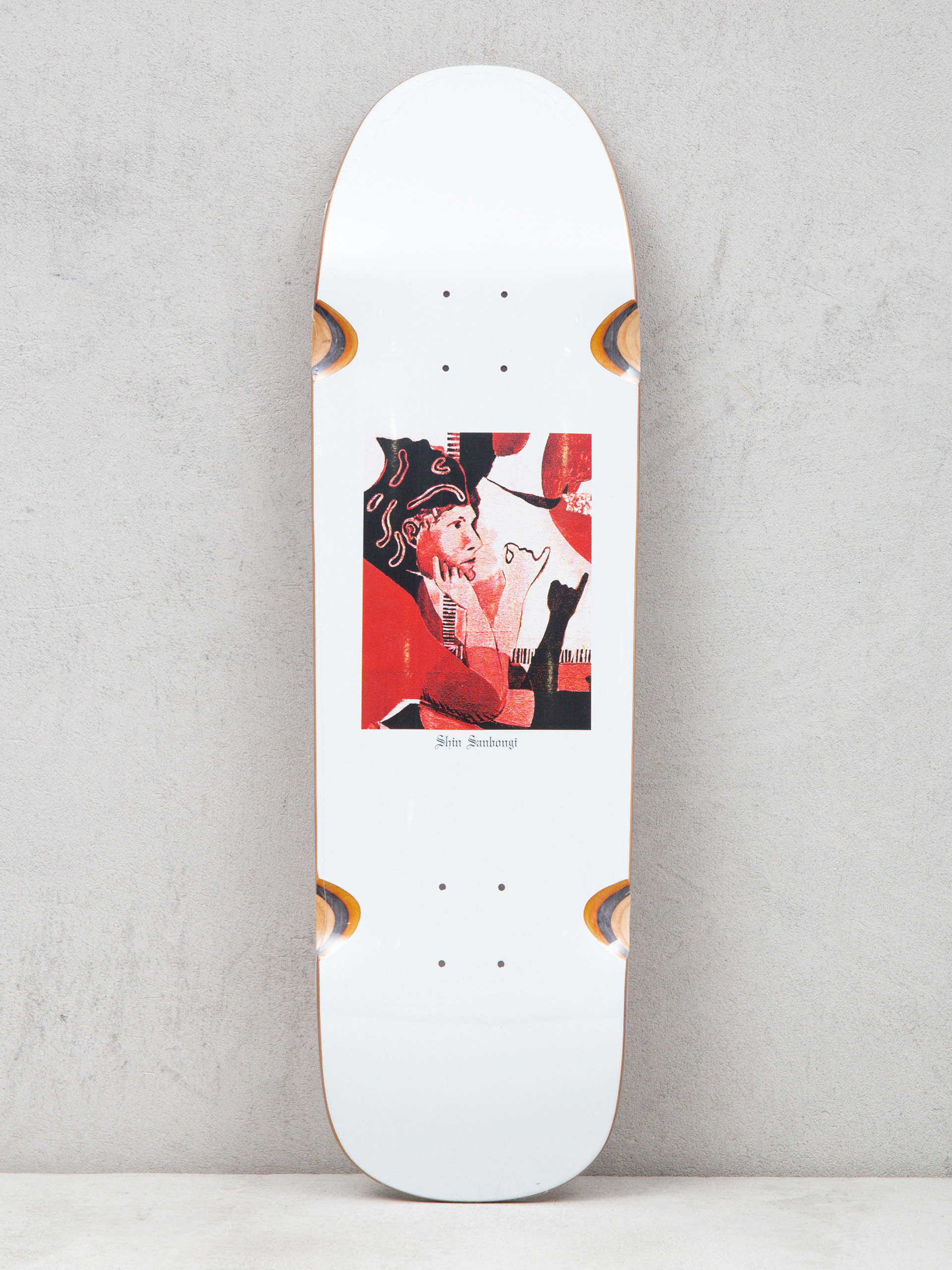 Deska Polar Skate Shin Sanbongi Contact Wheel Wells (white)