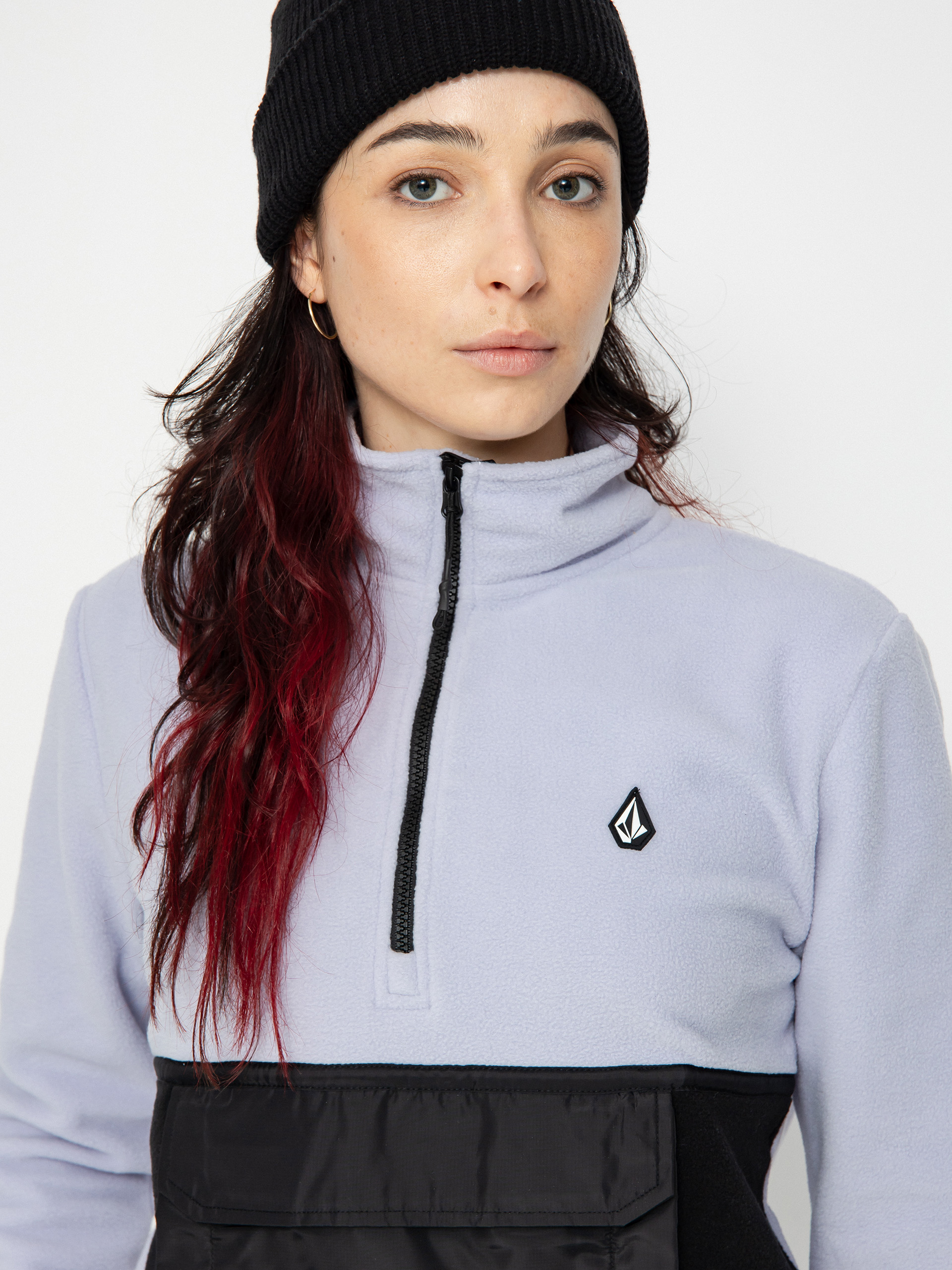 Dámská Termomikina Volcom Polar 1/2 Zip (lilac ash)