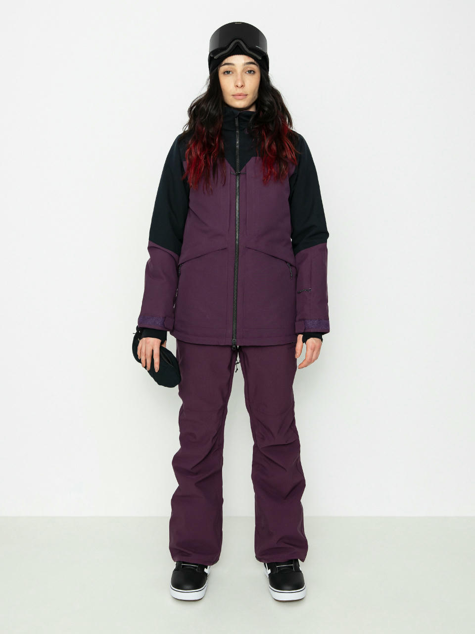 Snowboardová bunda Volcom Shelter 3D Stretch Wmn (blackberry)