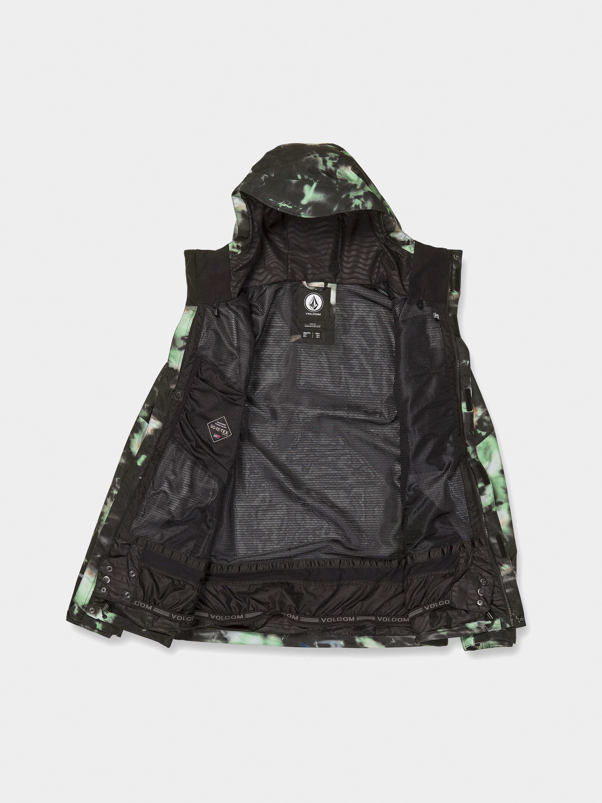 Pánská Snowboardová bunda Volcom L Ins Gore Tex (spritz black)