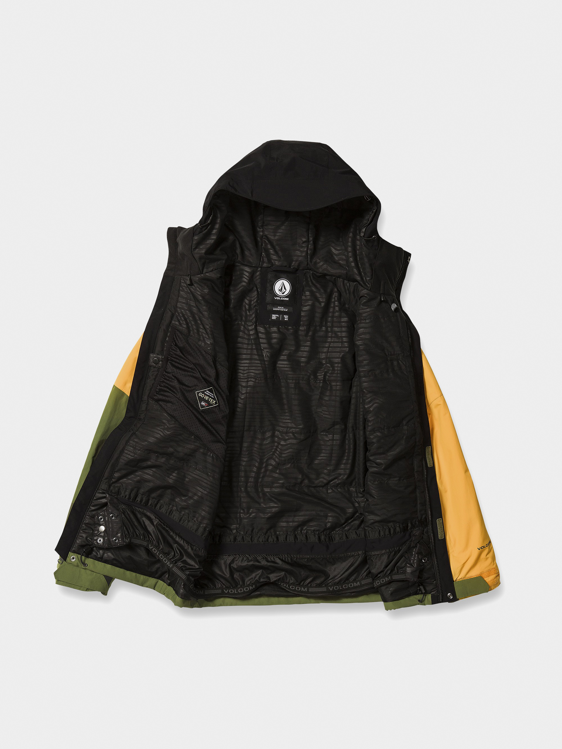 Pánská Snowboardová bunda Volcom L Ins Gore Tex (gold)