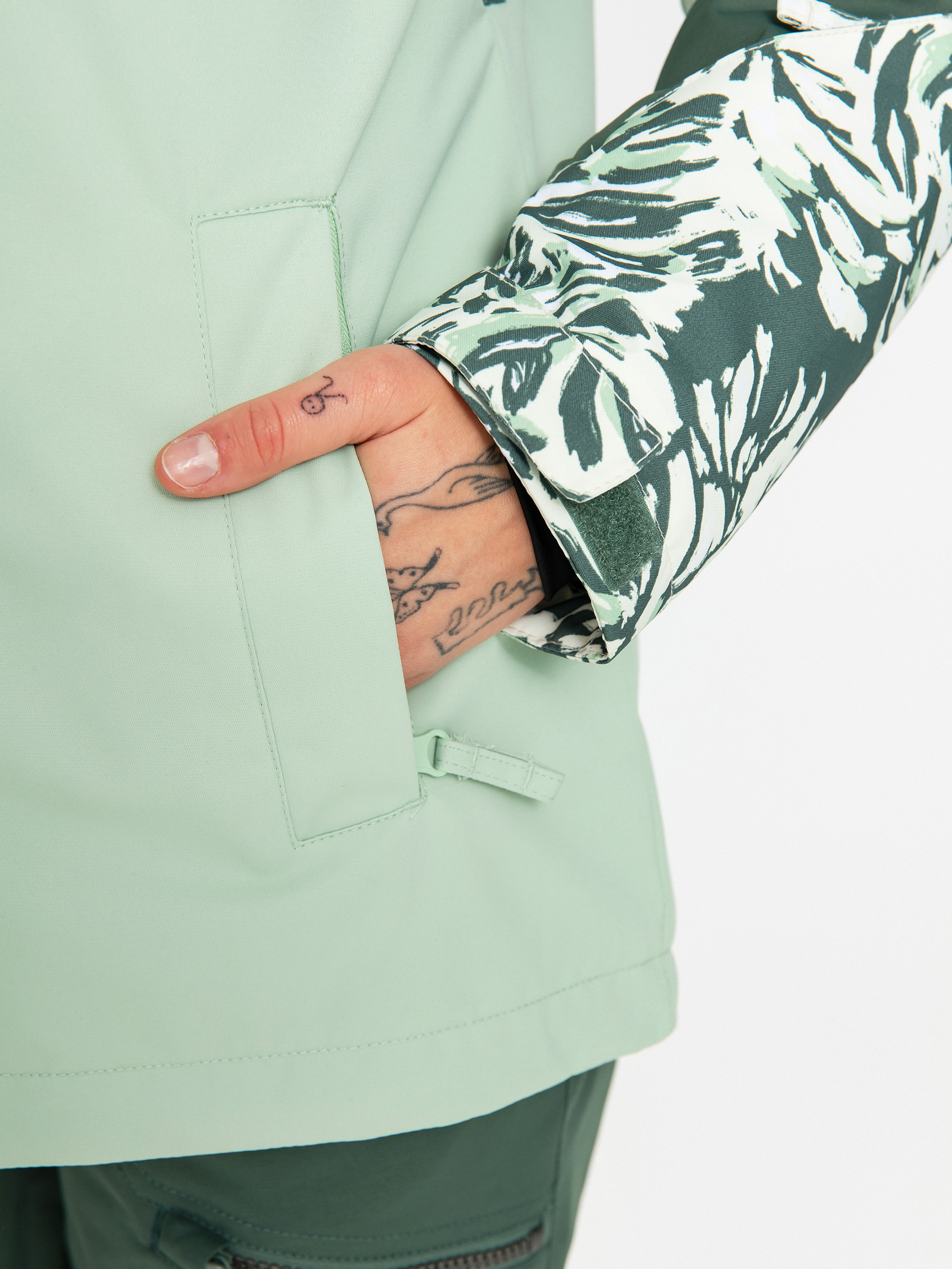 Dámská Snowboardová bunda Roxy Jetty Block (dark forest wild)