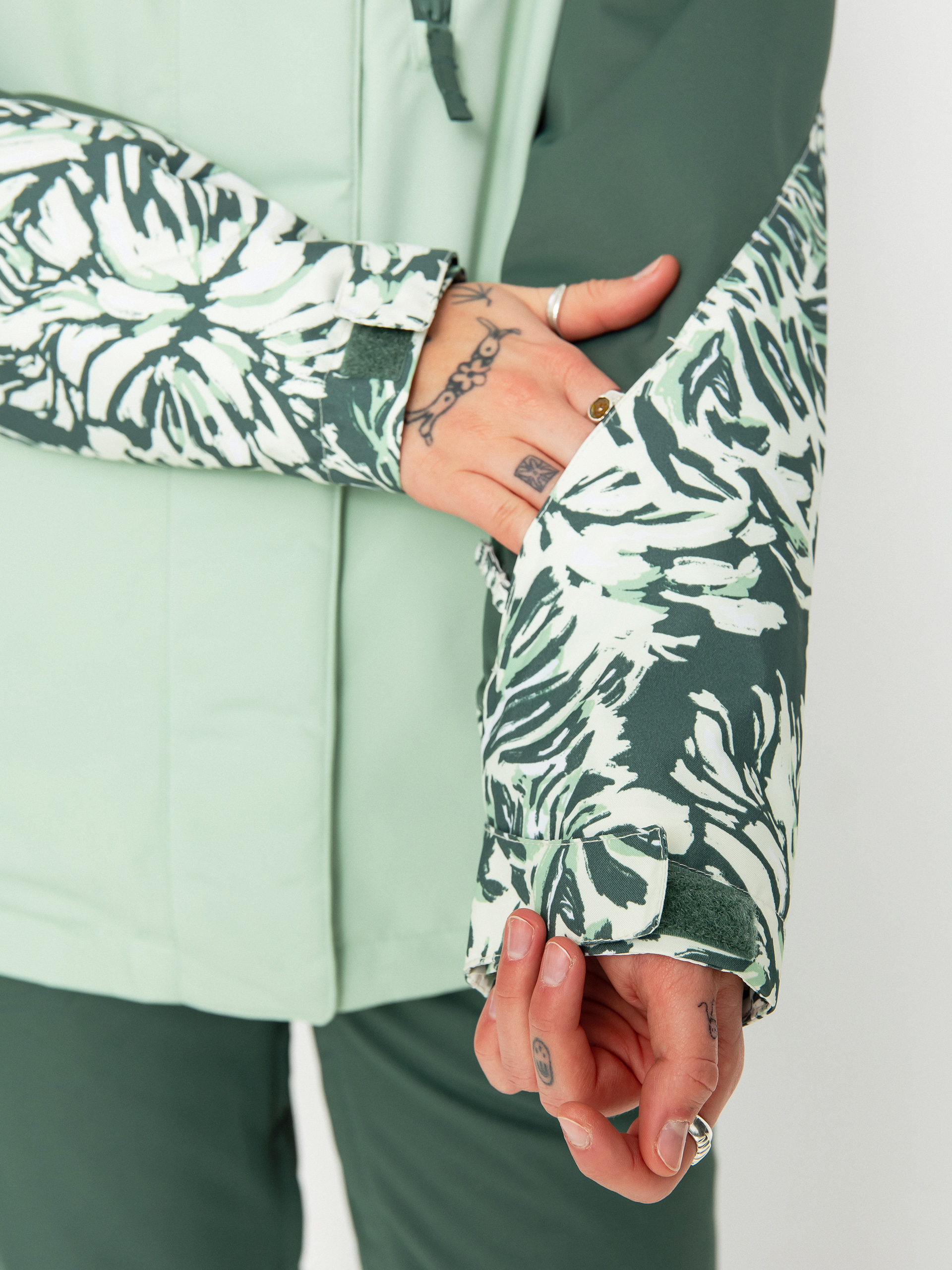 Dámská Snowboardová bunda Roxy Jetty Block (dark forest wild)