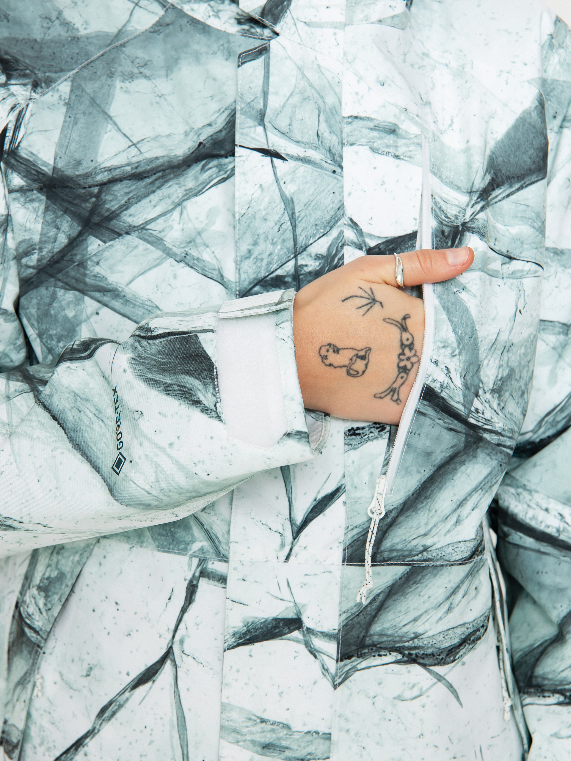 Dámská Snowboardová bunda Volcom V.Co Aris Ins Gore (white ice)