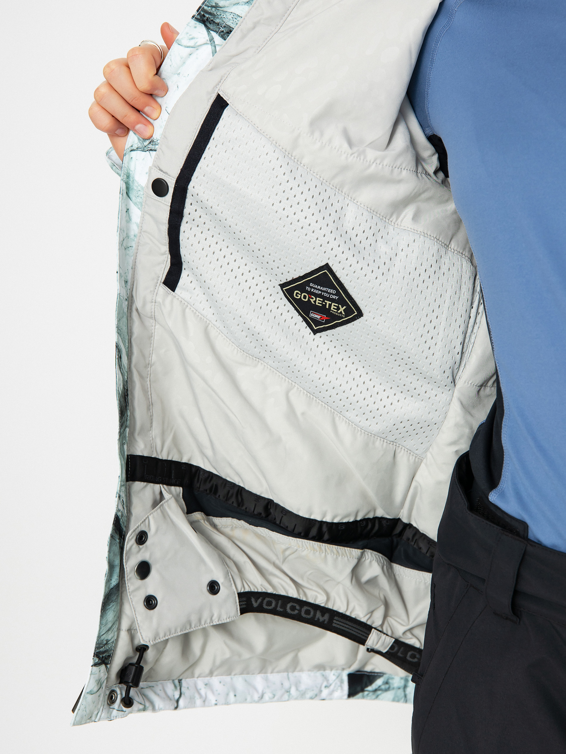 Dámská Snowboardová bunda Volcom V.Co Aris Ins Gore (white ice)