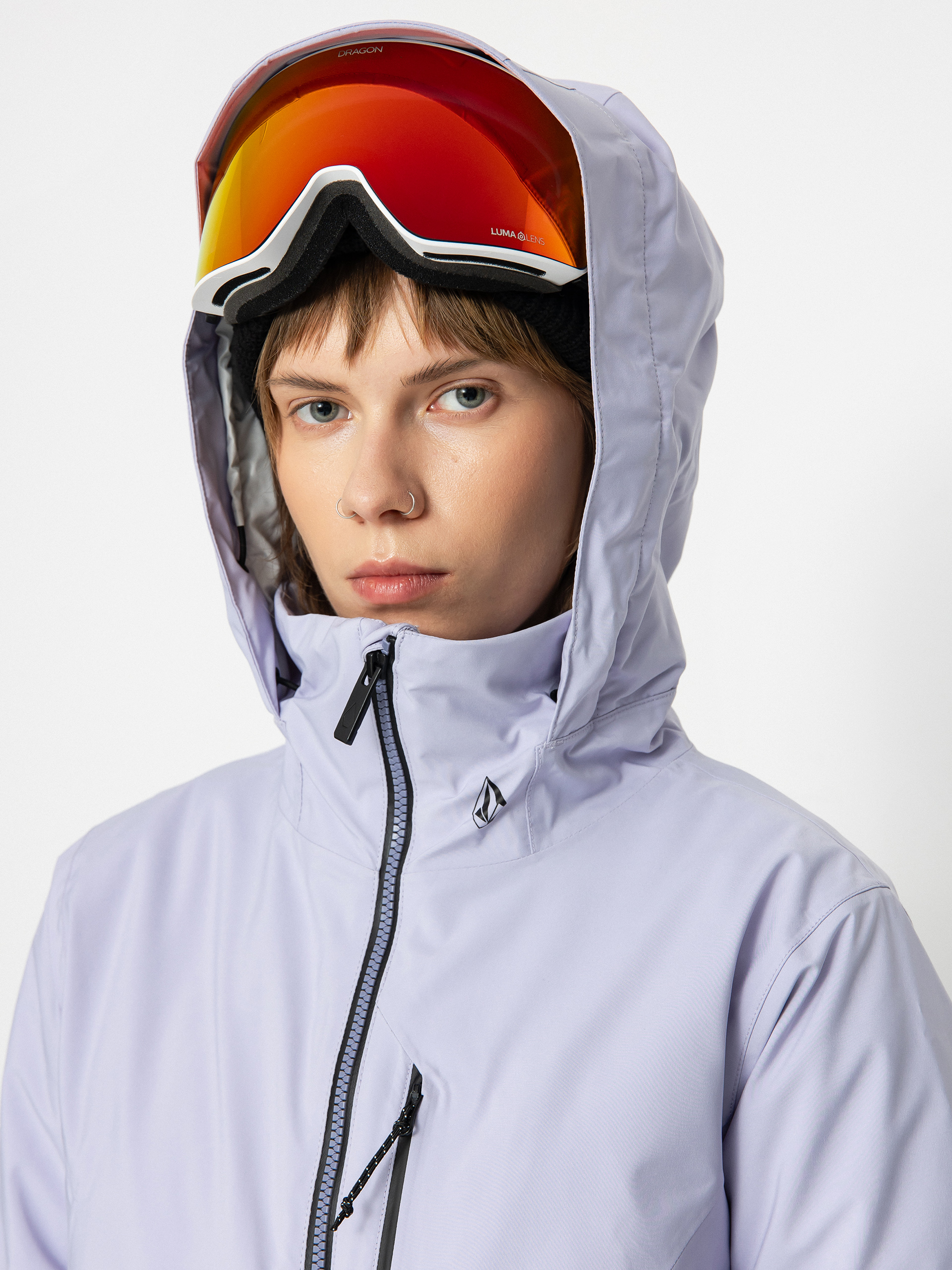 Dámská Snowboardová bunda Volcom 3D Stretch Gore (lilac ash)