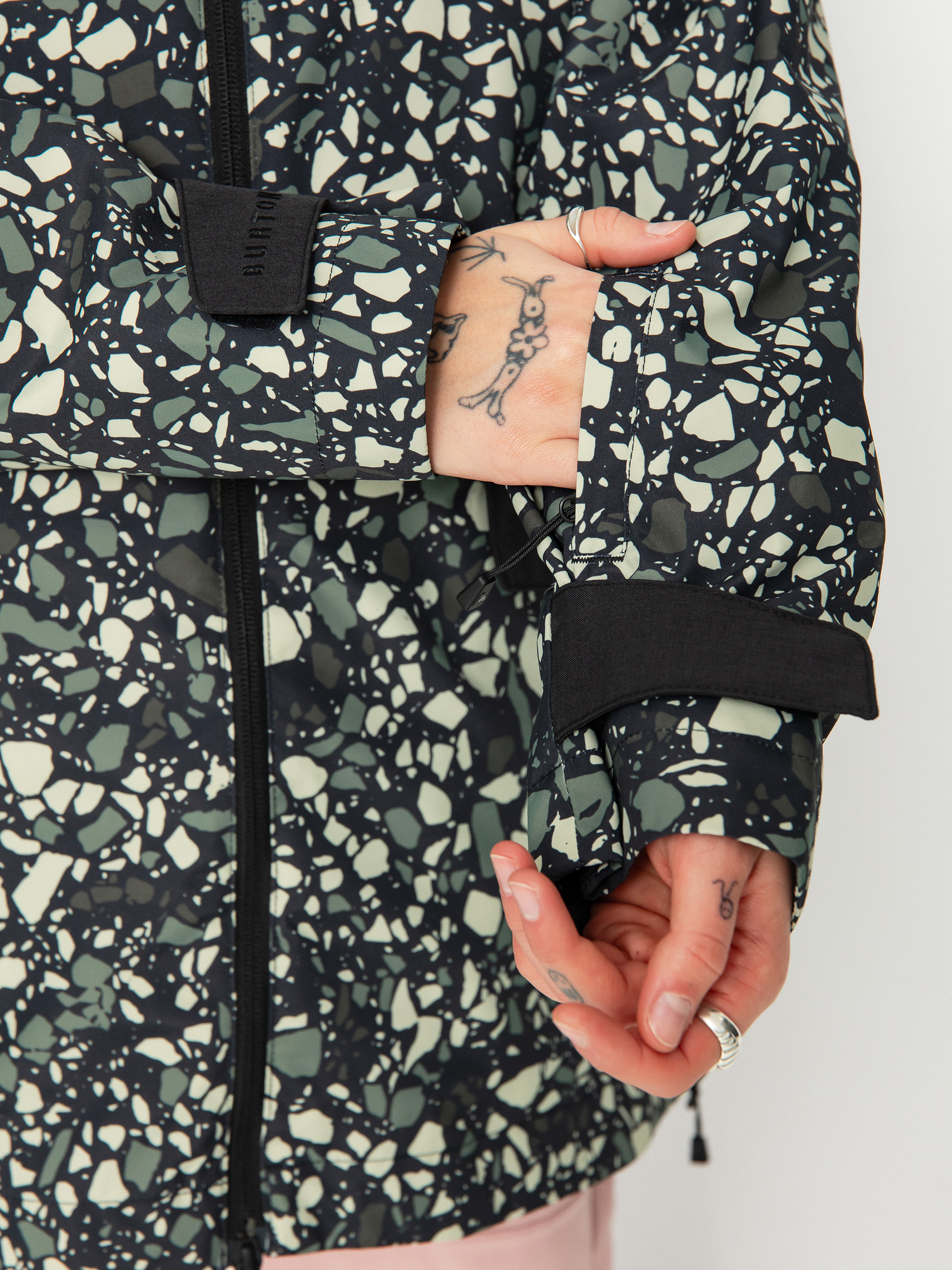 Dámská Snowboardová bunda Burton Lalik (sediment/true black)