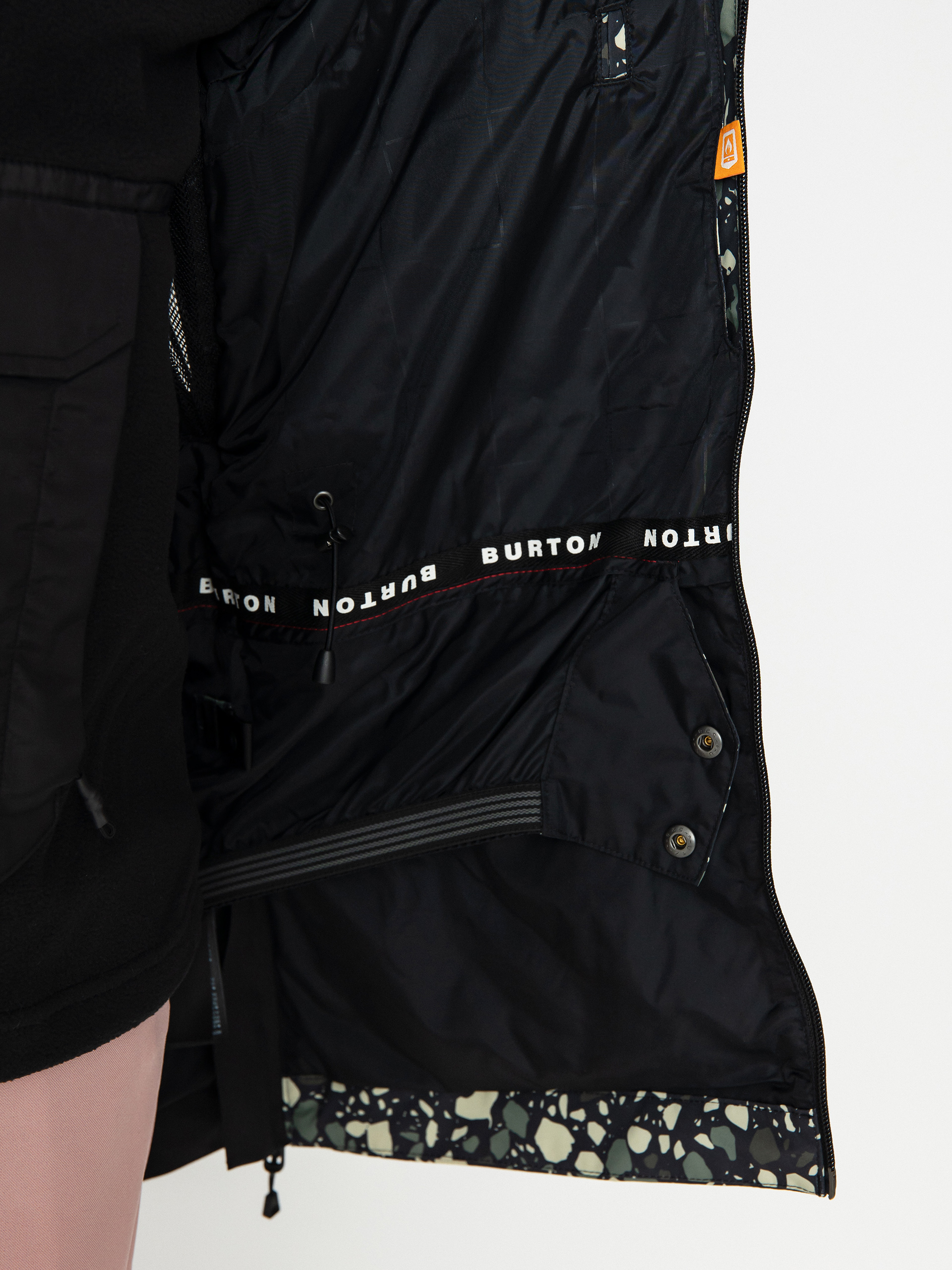 Dámská Snowboardová bunda Burton Lalik (sediment/true black)