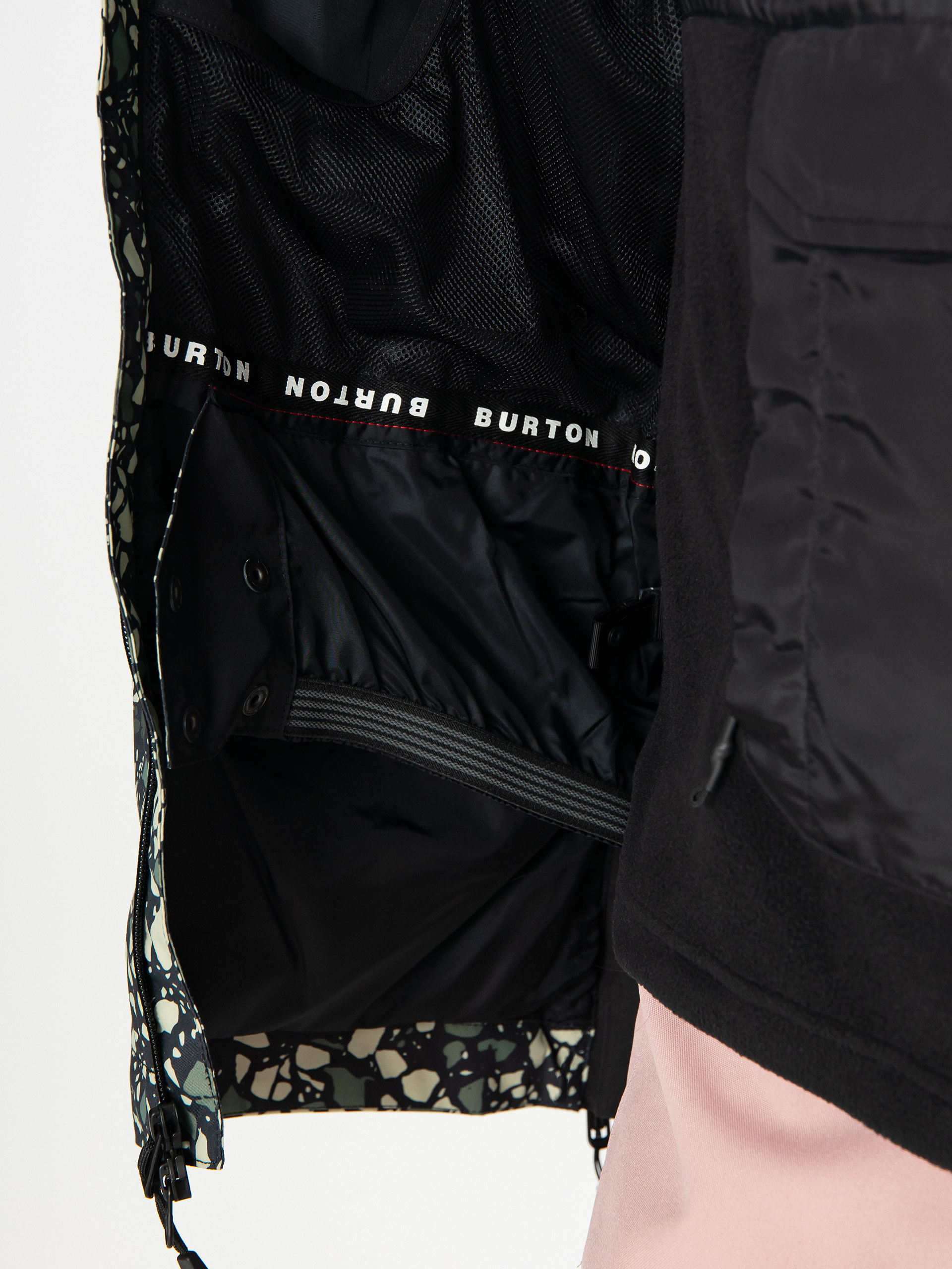 Dámská Snowboardová bunda Burton Lalik (sediment/true black)