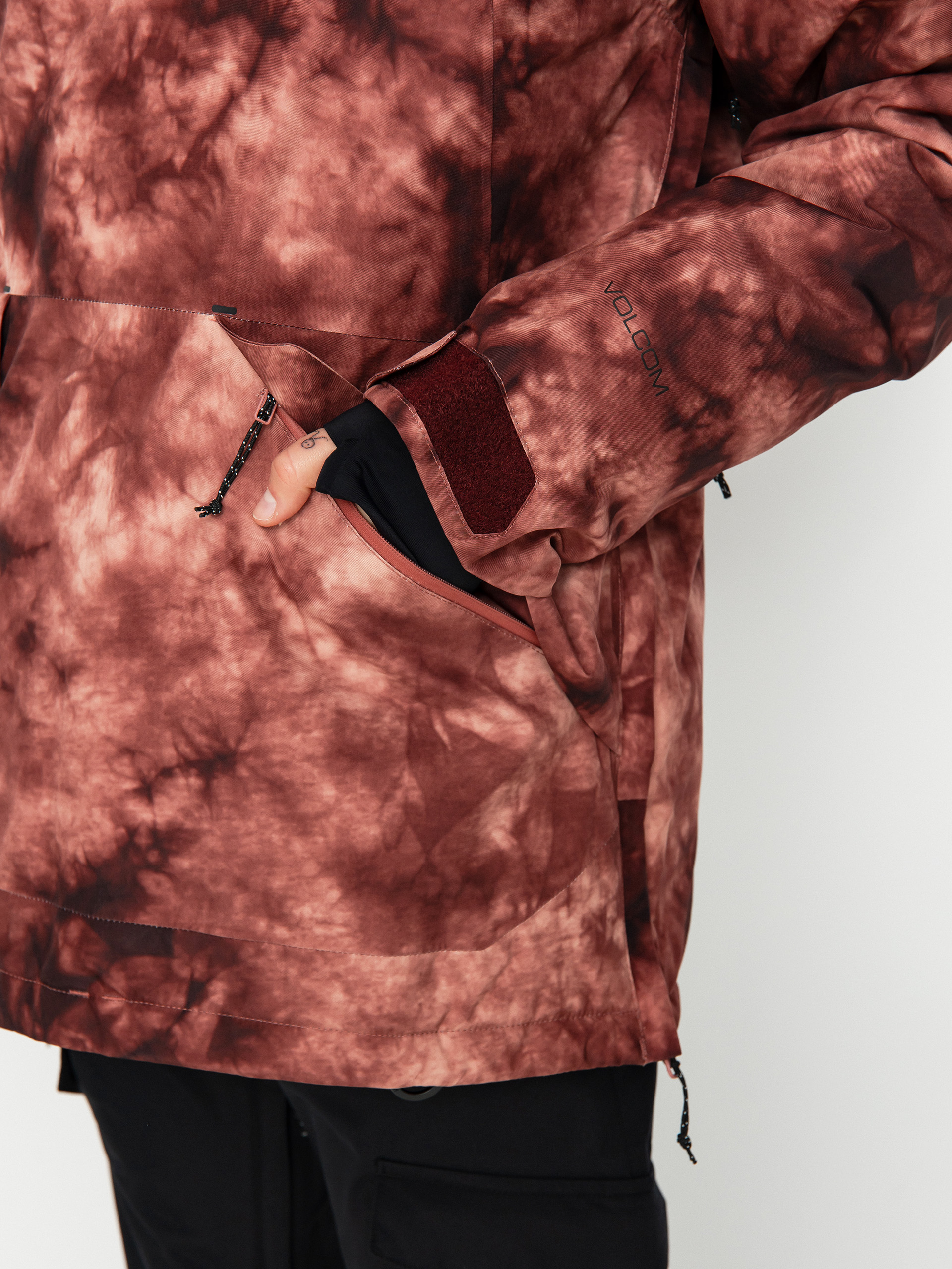 Dámská Snowboardová bunda Volcom Fern Ins Gore Pullover (pink salt wash)