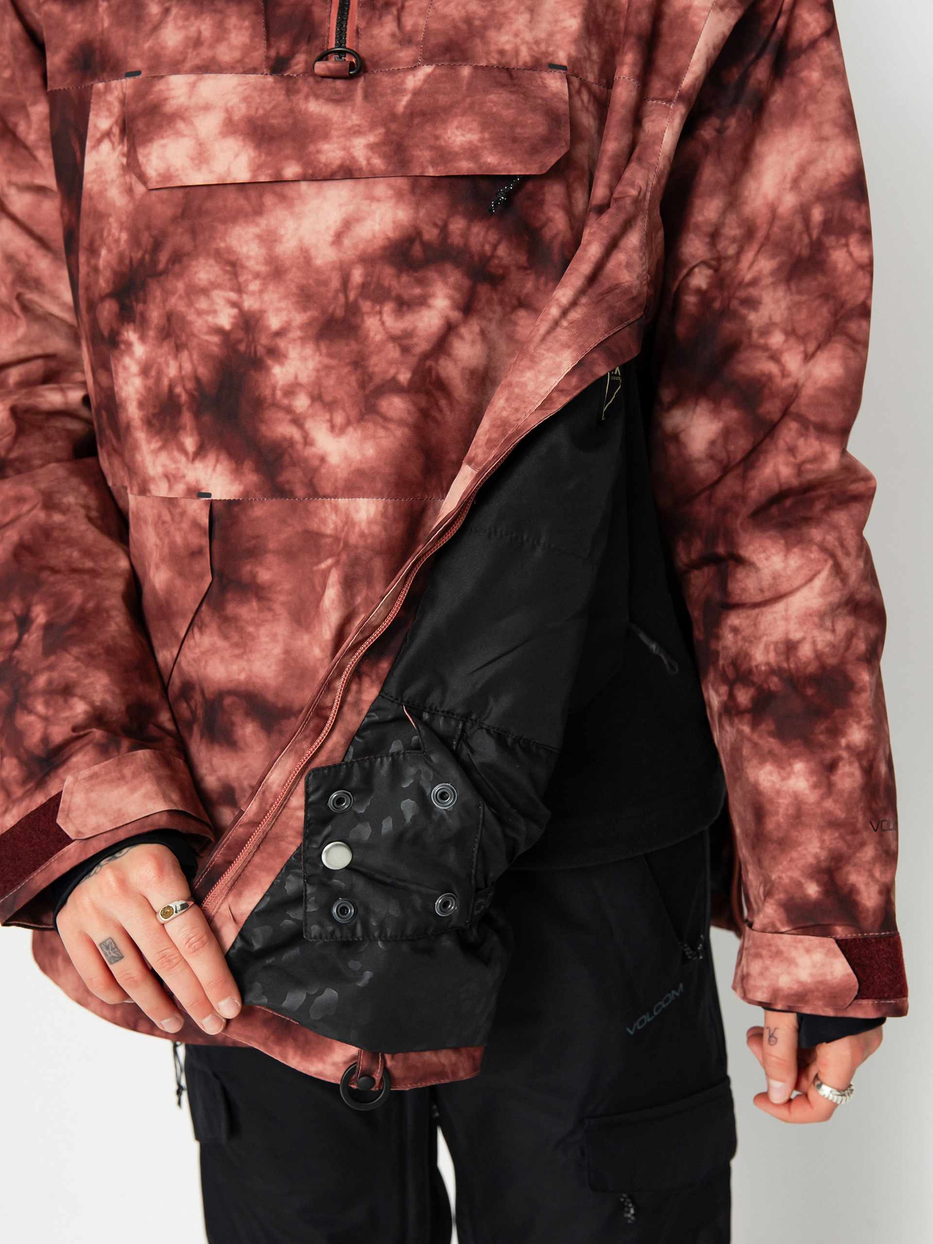 Dámská Snowboardová bunda Volcom Fern Ins Gore Pullover (pink salt wash)