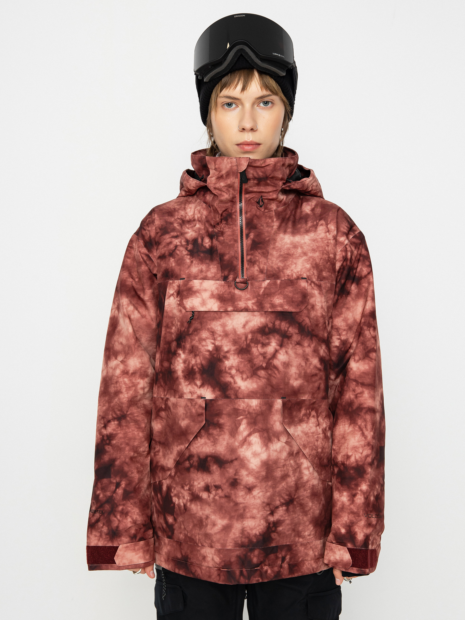 Dámská Snowboardová bunda Volcom Fern Ins Gore Pullover (pink salt wash)