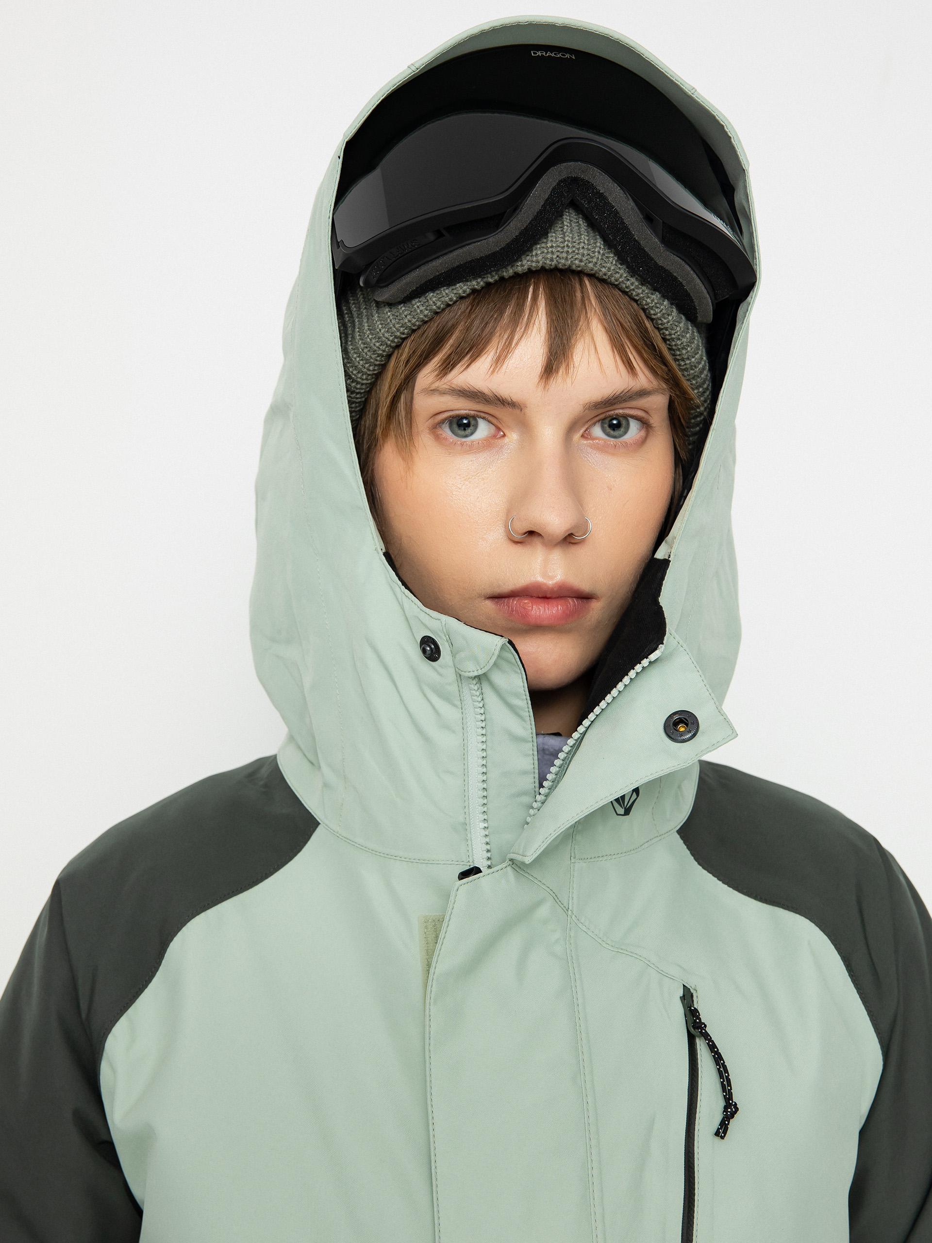 Dámská Snowboardová bunda Volcom V.Co Aris Ins Gore (sage frost)