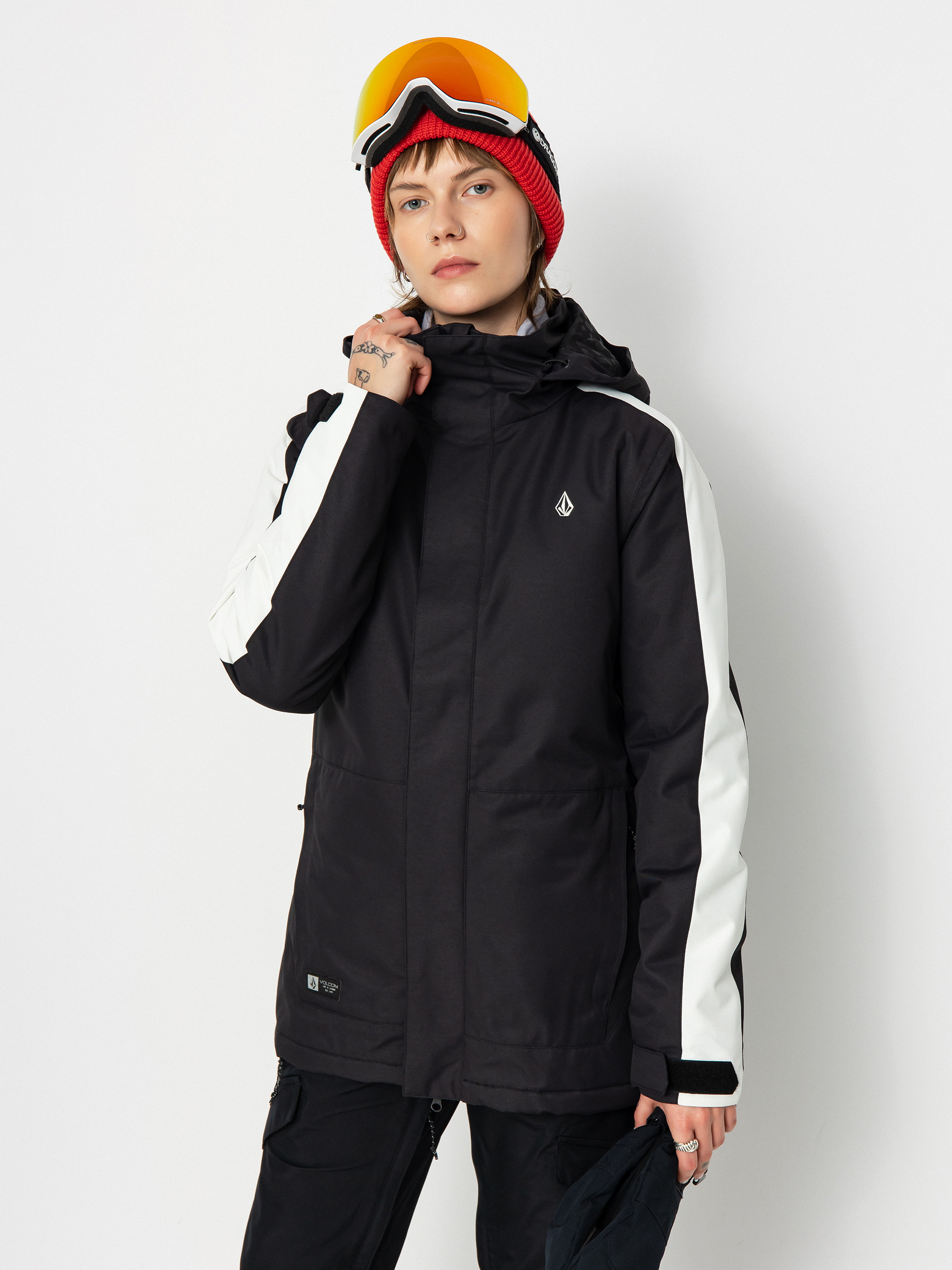 Snowboardovu00e1 bunda Volcom Westland Ins Wmn (black)
